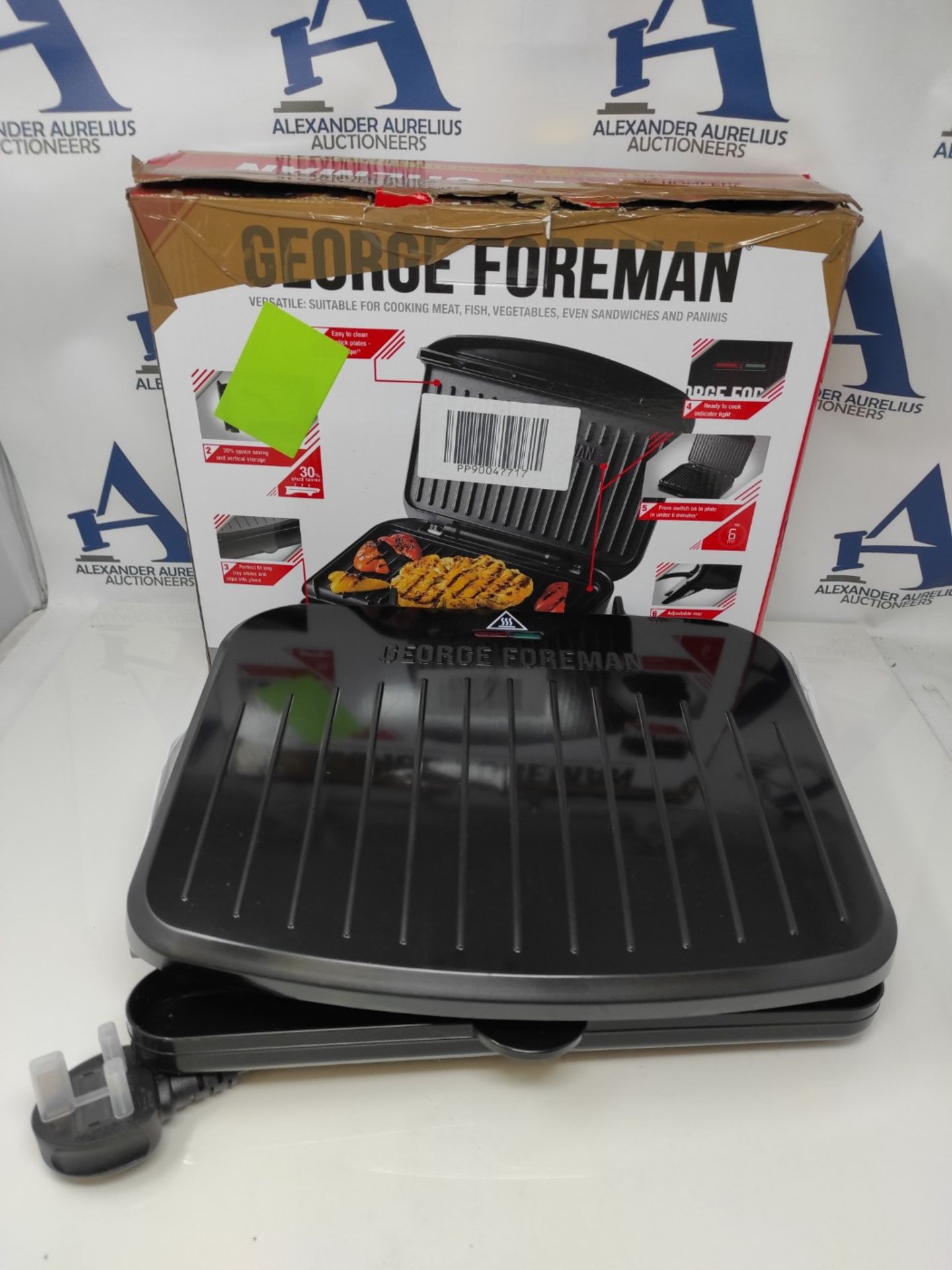 George Foreman Medium Electric Fit Grill [Non stick, Healthy, Griddle, Toastie, Hot pl - Image 2 of 3