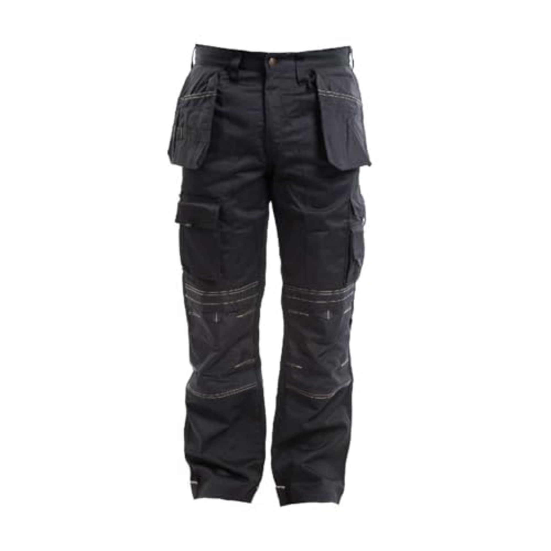 Apache Workwear Men's Site Trousers | APKHT Polycotton Holster Trouser | Black 34W x 2