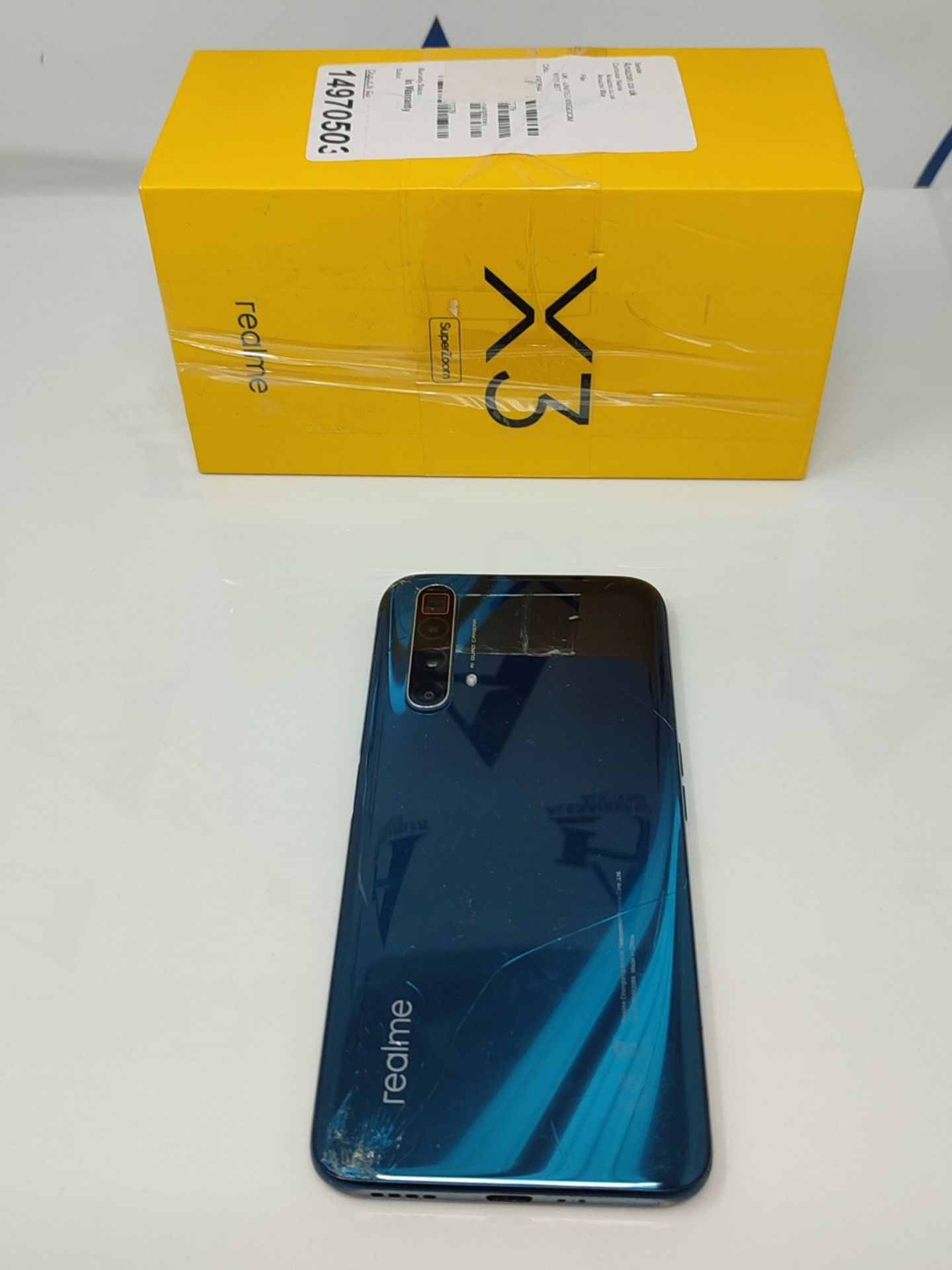 RRP £399.00 [CRACKED] realme X3 Super Zoom, Glacier Blue, 12GB+256GB, 6.57 120Hz Screen, 4200 m - Image 3 of 3