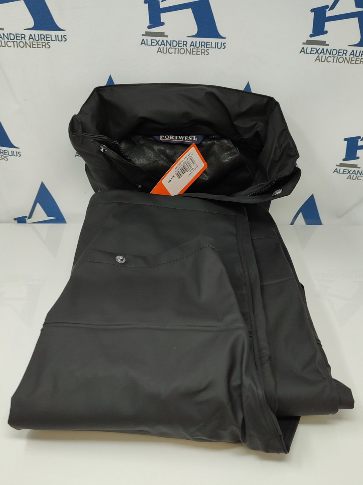 RRP £52.00 Portwest Sealtex Classic Jacket, Size: M, Colour: Black, S450BKRM - Bild 3 aus 3