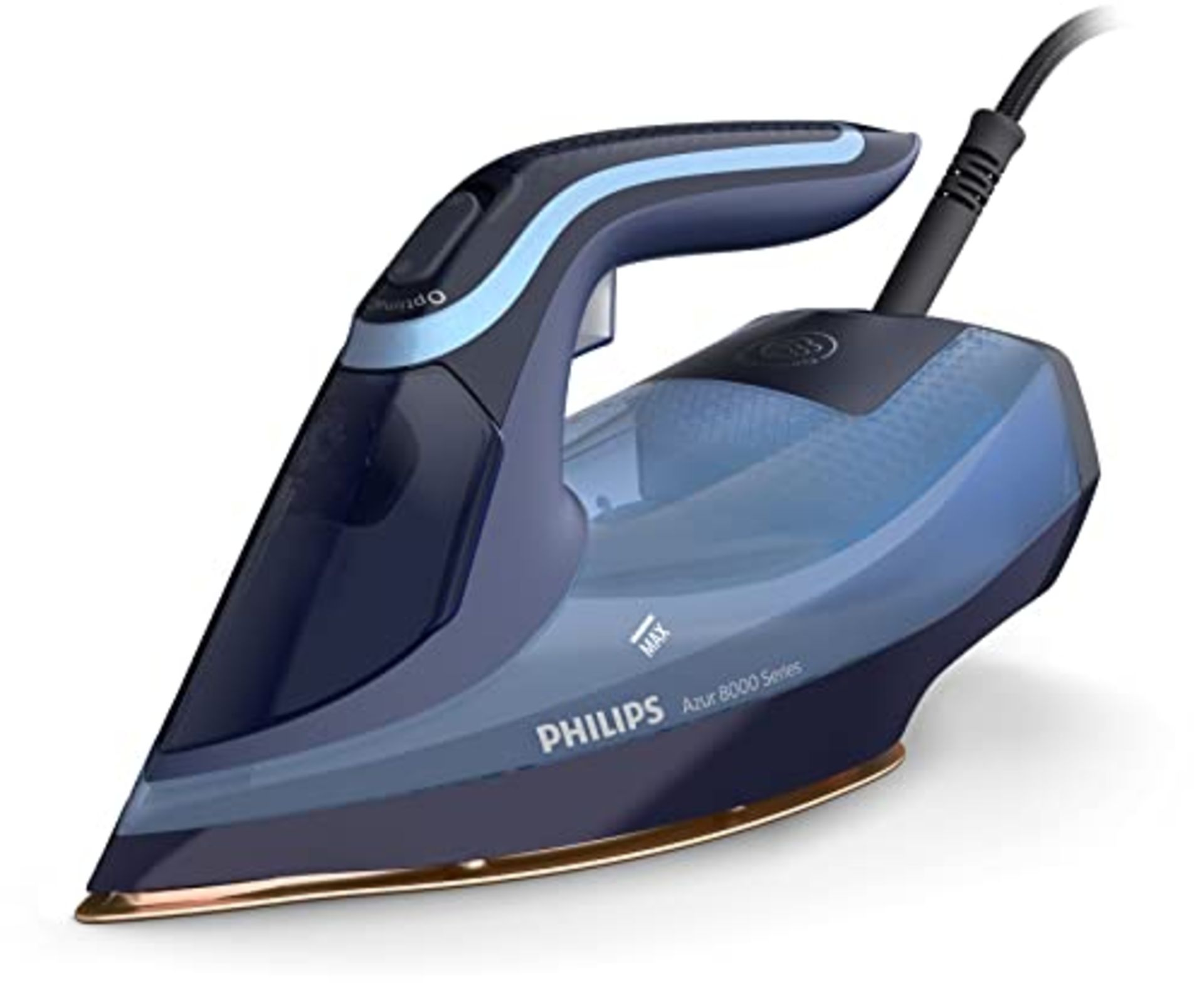 RRP £89.00 Philips Domestic Appliances Azur 8000 Series Steam Iron - 55 g/min Continuous Steam, 2