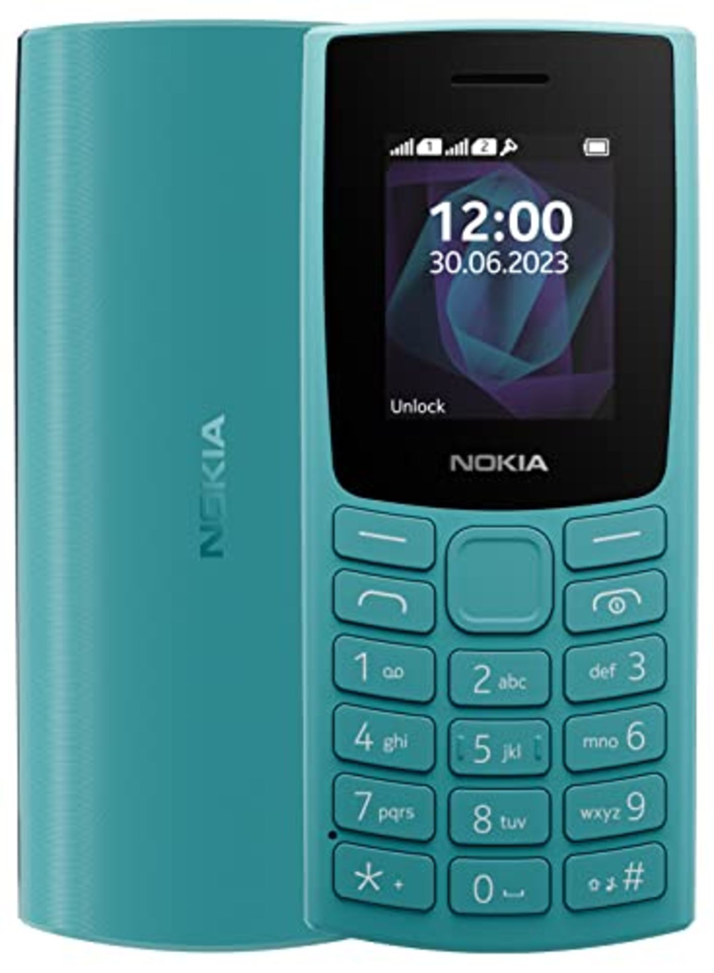 Nokia 105 2G Feature Phone with long-lasting battery, 12 hours of talk-time, wireless