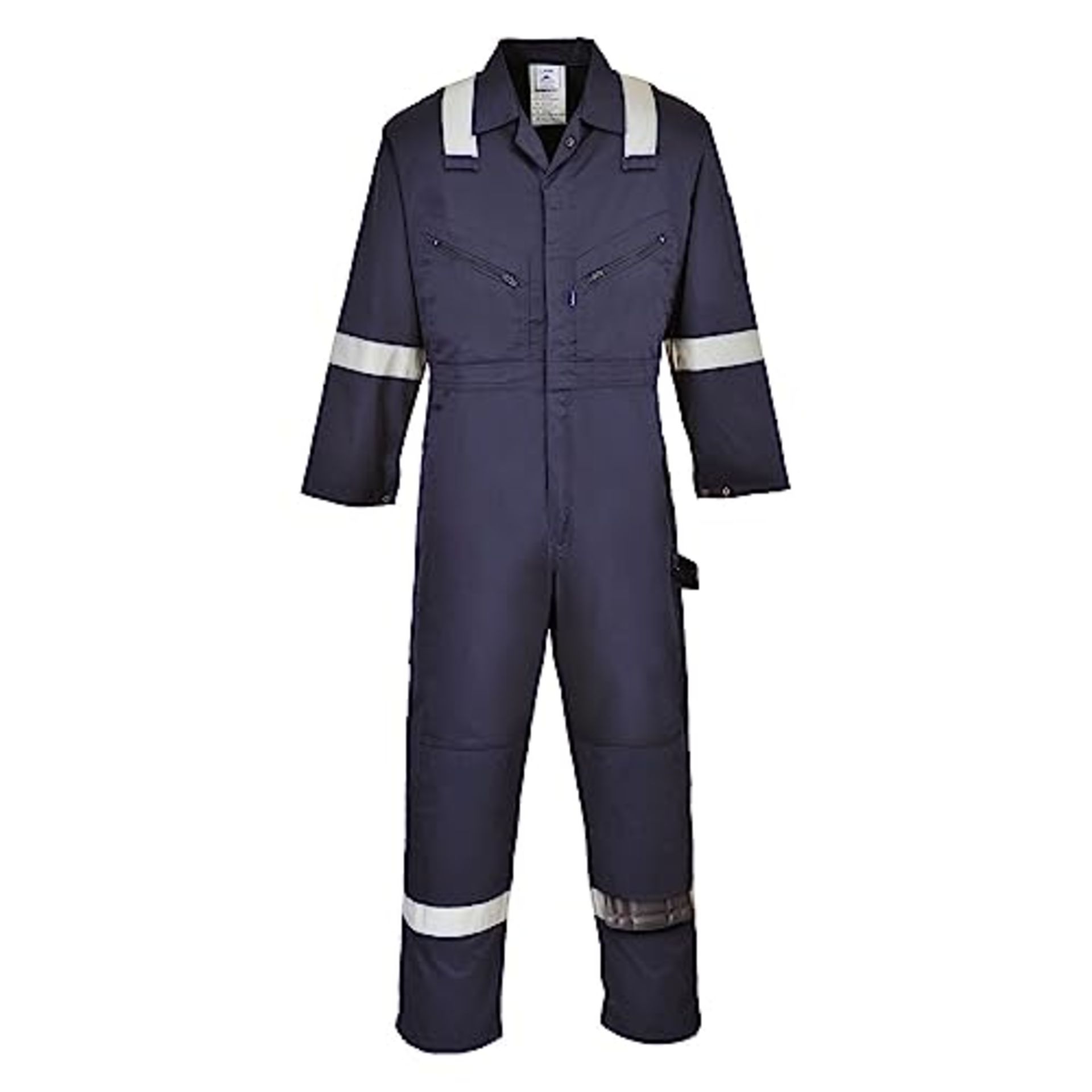 Portwest F813 Iona Polycotton Safety Work Coverall Navy, XL
