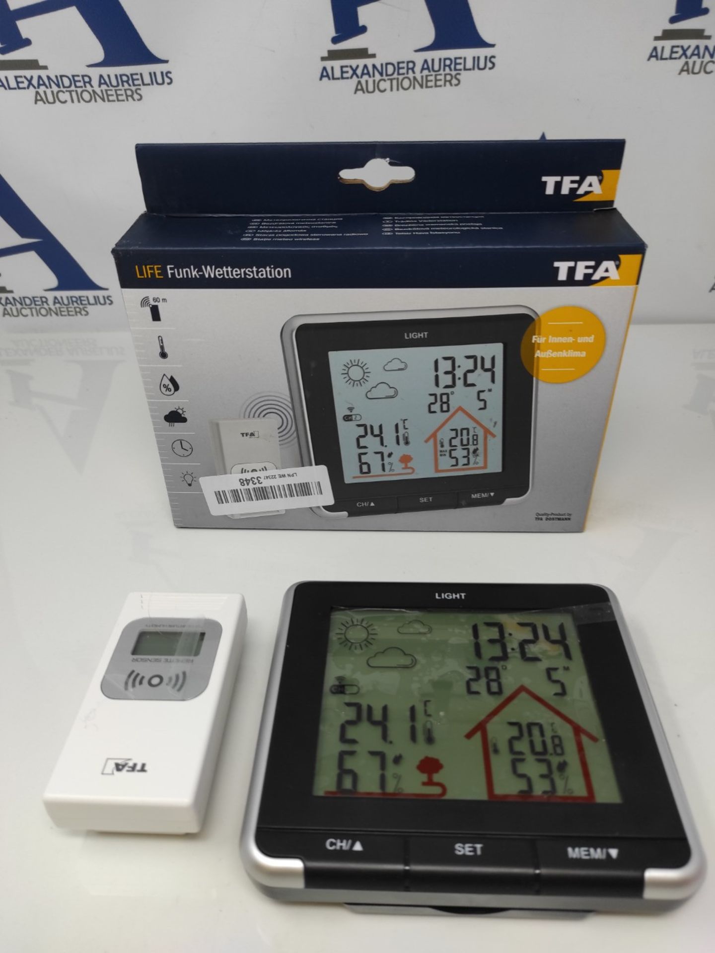 TFA Dostmann Wireless weather station Life, 35.1153.01, Outdoor temperature and humidi - Image 2 of 2