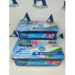 3 x Flash Speedmop Wet Cloth Refills, Fast Easy and Hygienic, wild orchid scent, 24 Cl