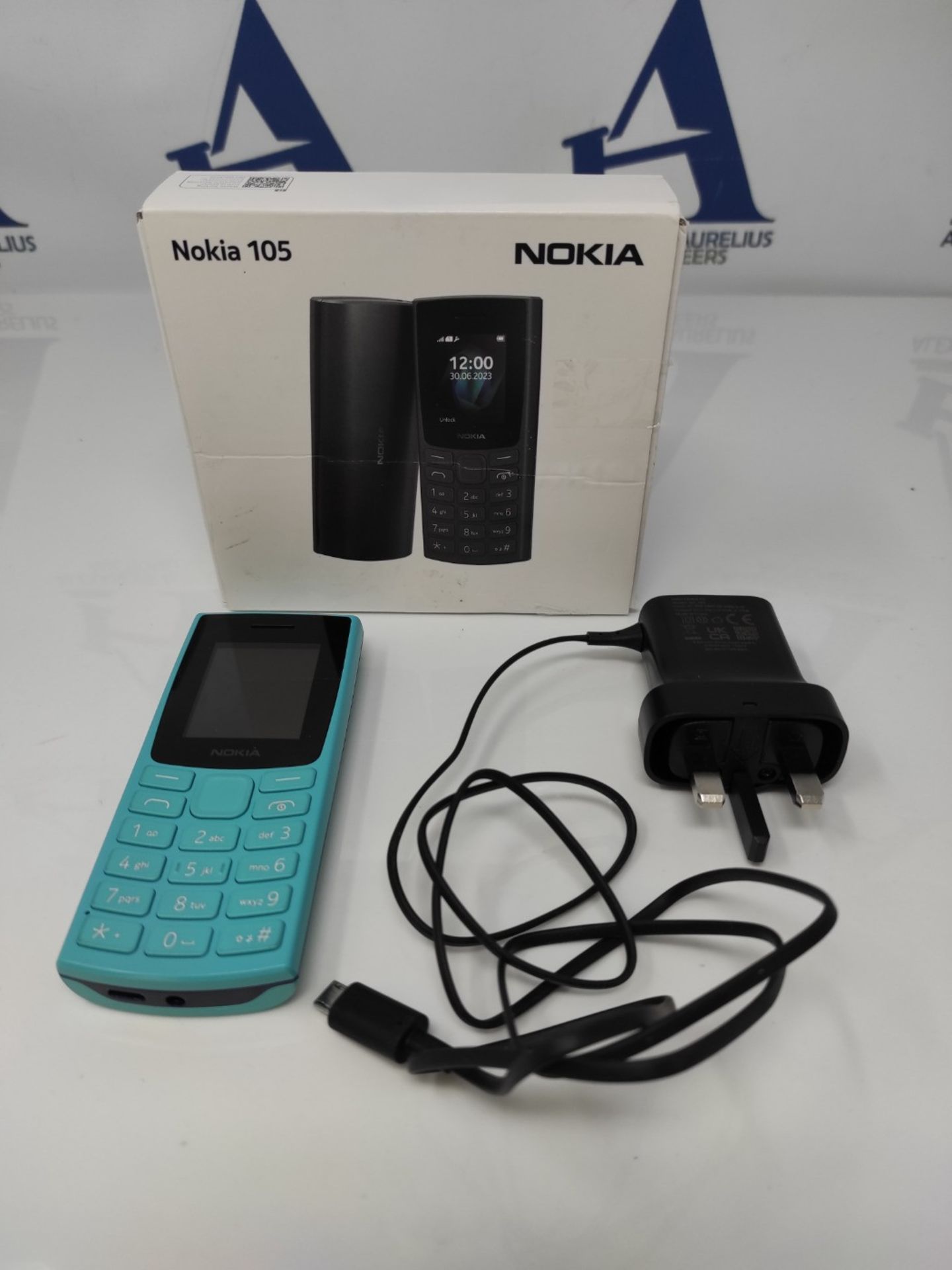 Nokia 105 2G Feature Phone with long-lasting battery, 12 hours of talk-time, wireless - Image 2 of 2