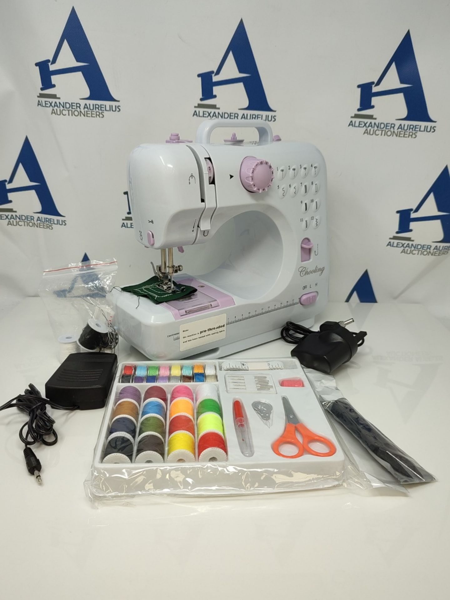 Mini Sewing Machine by chooling (Extension stand, Sewing Supplies set, Thread Snip inc - Bild 2 aus 2