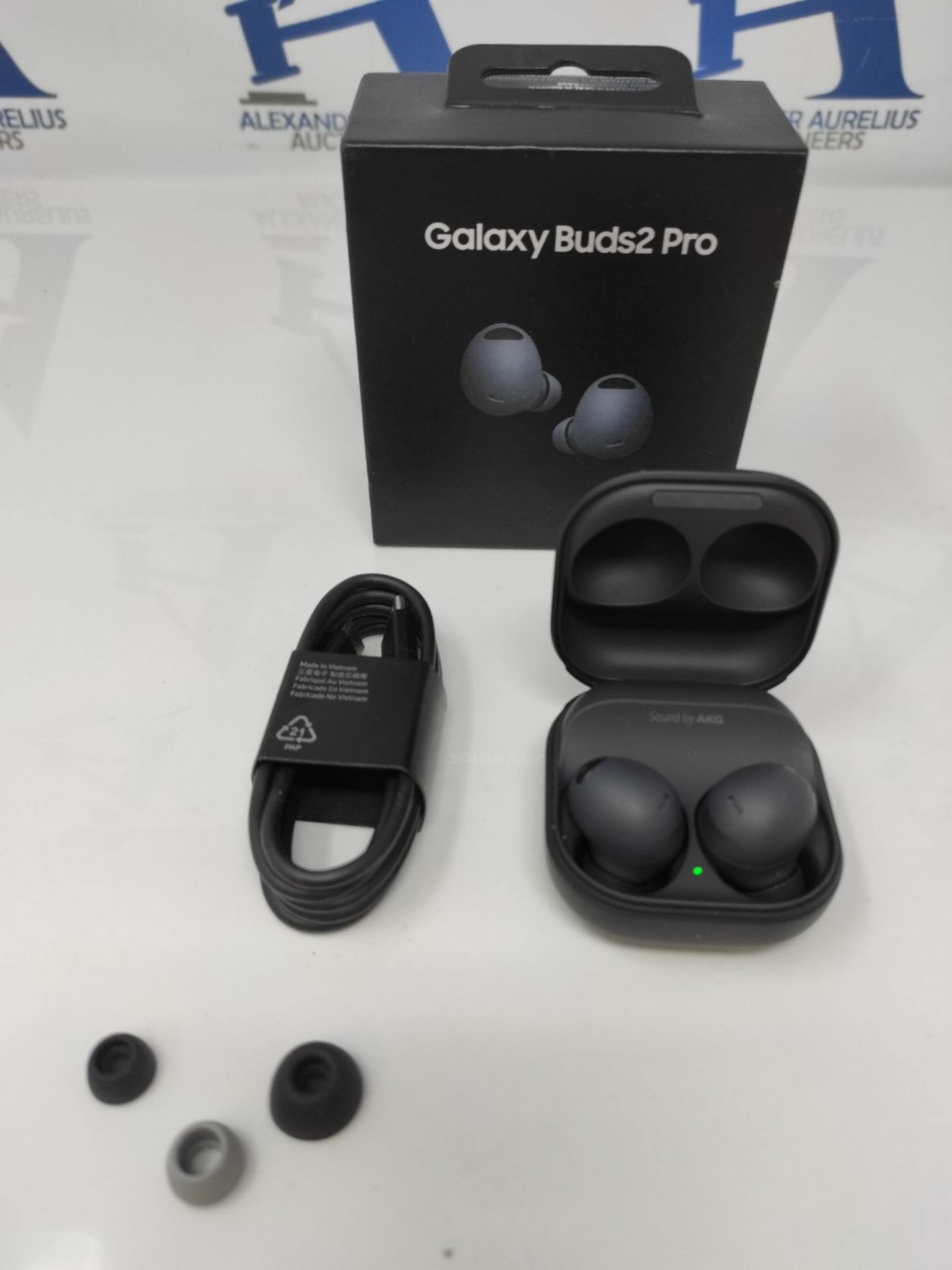 RRP £209.00 Samsung Galaxy Buds2 Pro Wireless Earphones, 2 Year Extended Manufacturer Warranty, Gr - Image 2 of 3