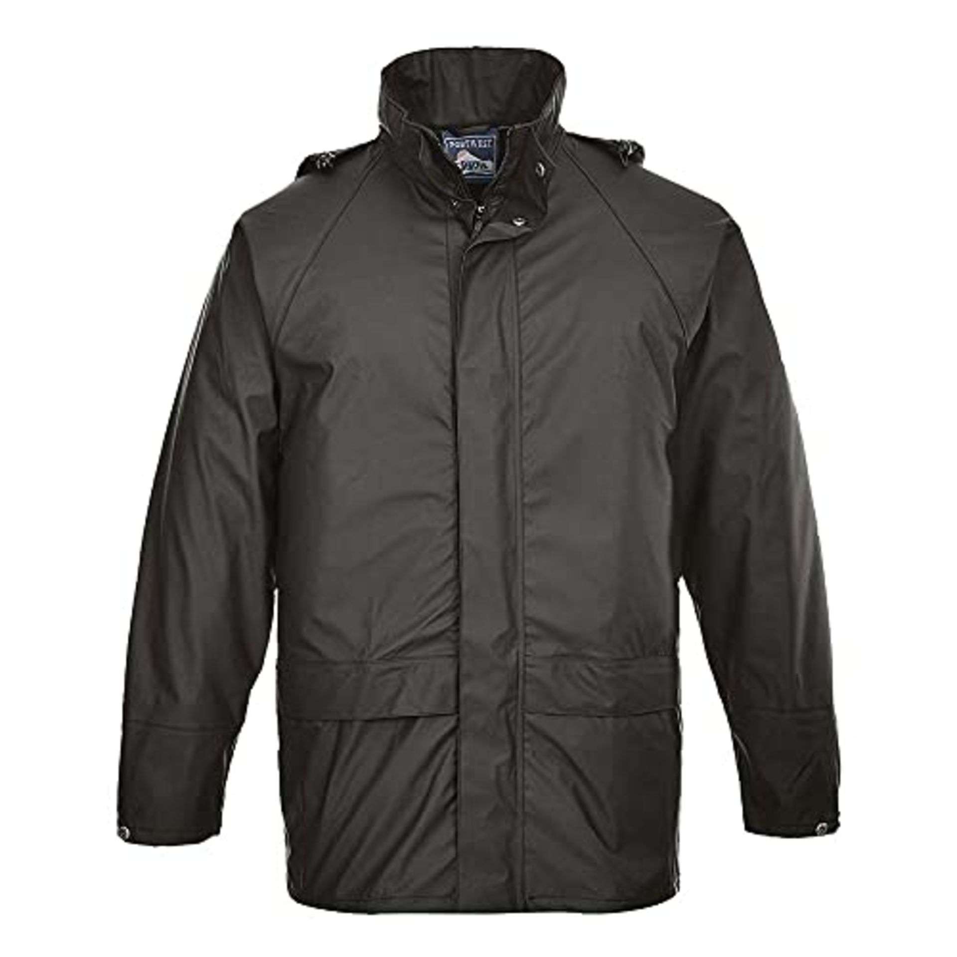 RRP £52.00 Portwest Sealtex Classic Jacket, Size: M, Colour: Black, S450BKRM