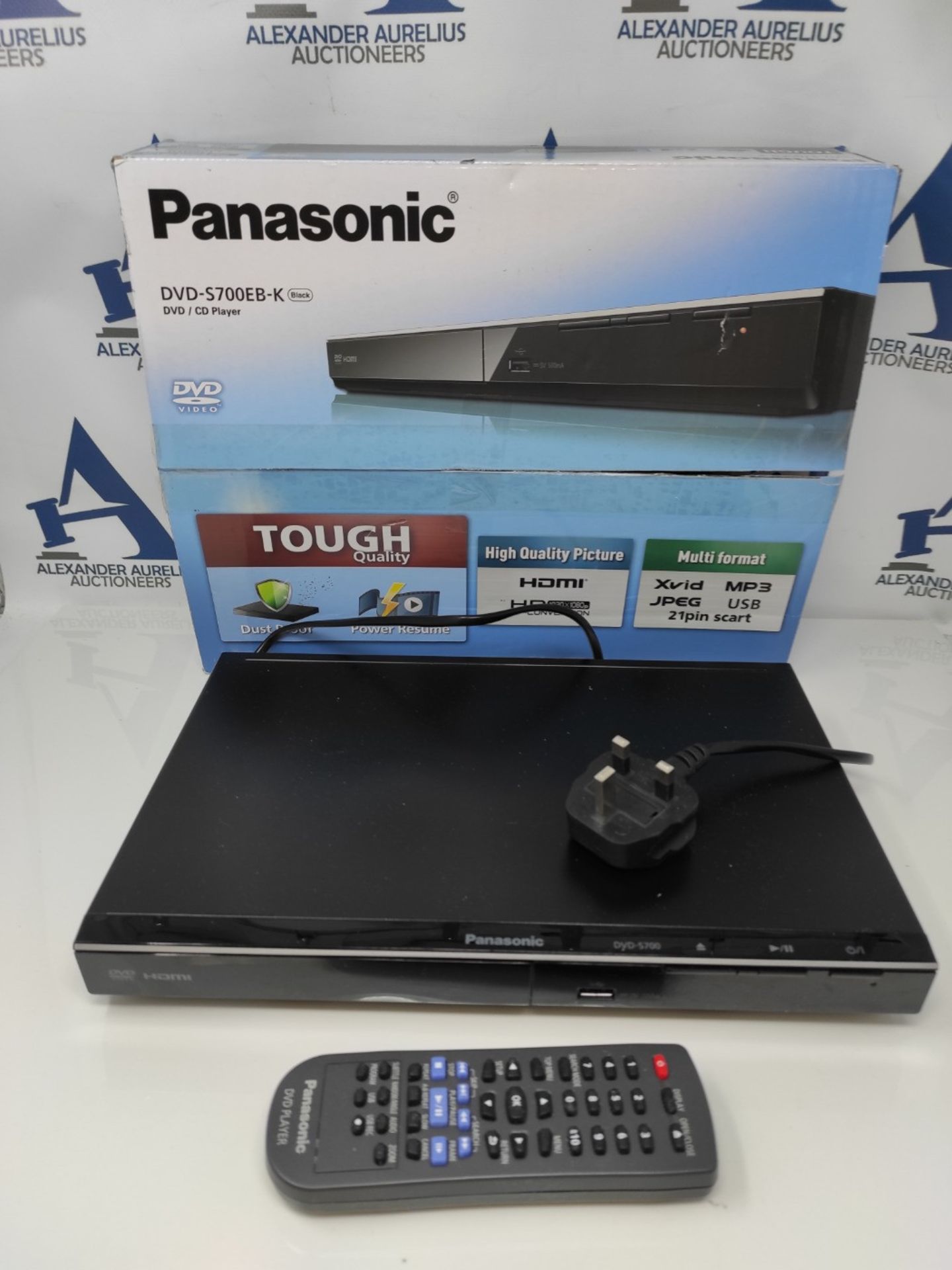 Panasonic DVD-S700EB-K DVD Player with Multi Format Playback - Image 2 of 2