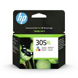 HP 3YM63AE 305XL High Yield Original Ink Cartridge, Tri-color, Pack of 1