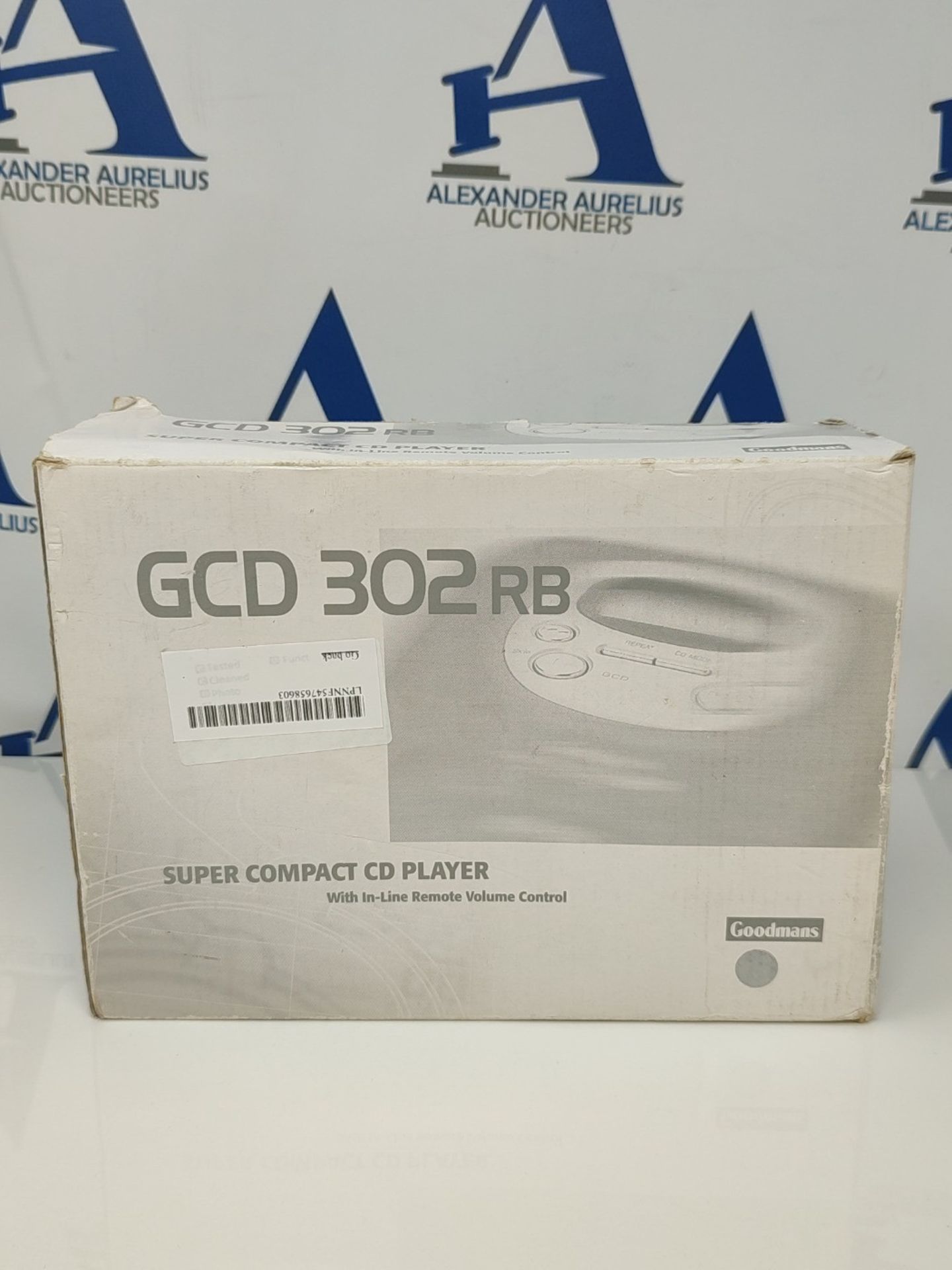 Goodmans CD Walkman GCD302RS Silver Battery Powered Personal Player