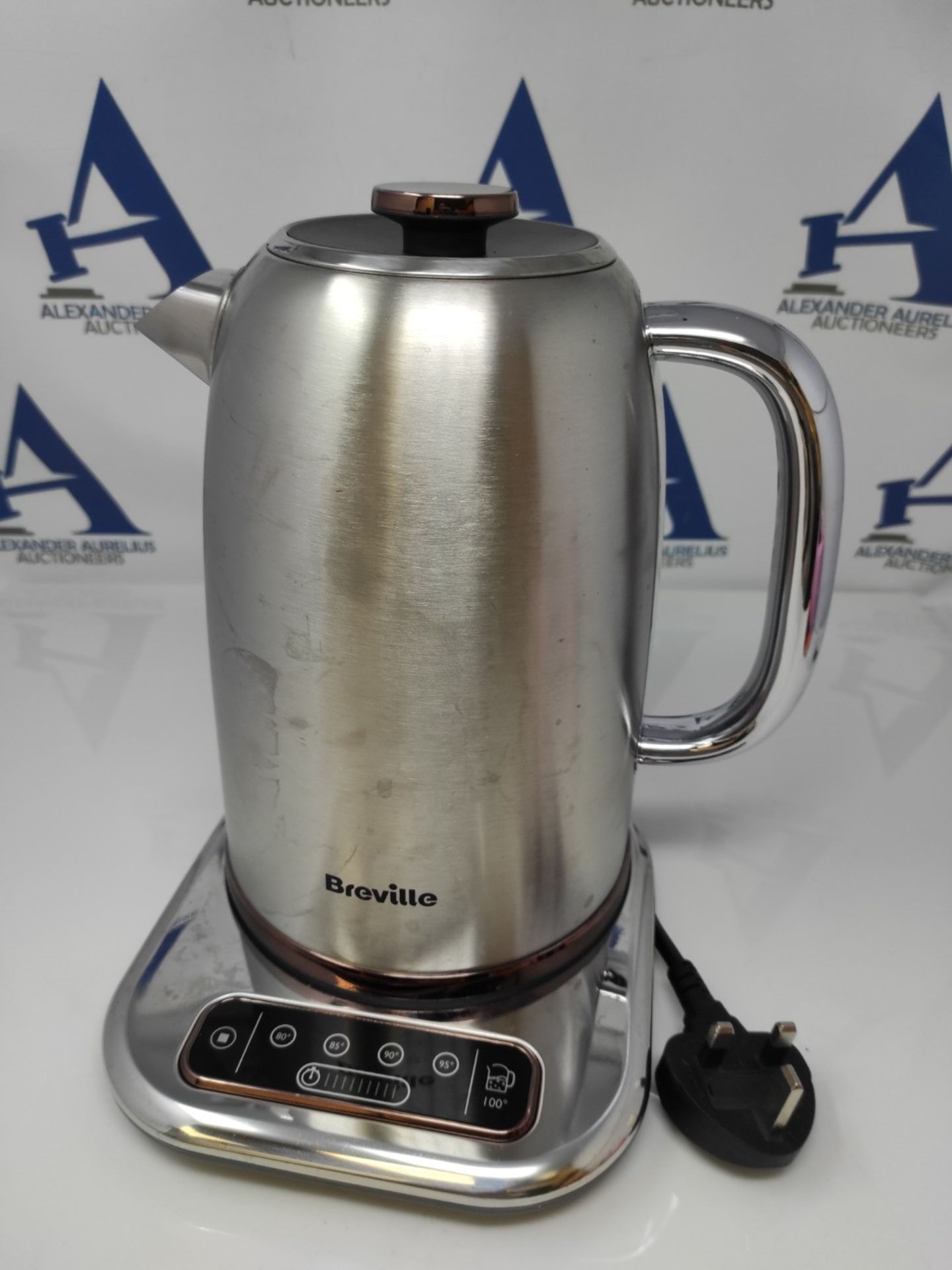 RRP £60.00 Breville Temperature Select Electric Kettle | 1.7 L | 3kW Fast Boil | Smart Digital Co - Image 2 of 3