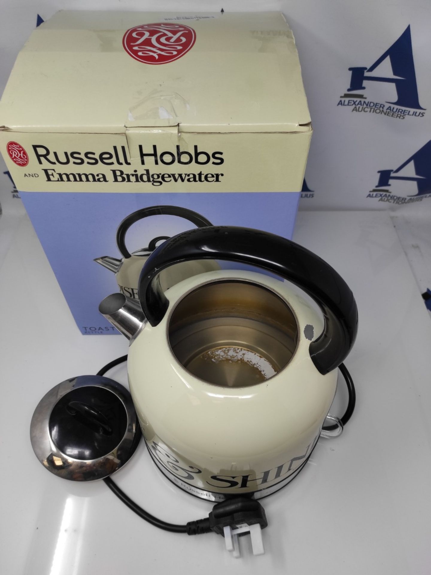 RRP £67.00 Russell Hobbs 23907 Emma Bridgewater Kettle, Black Toast Cordless Electric Kettle Toas - Bild 3 aus 3
