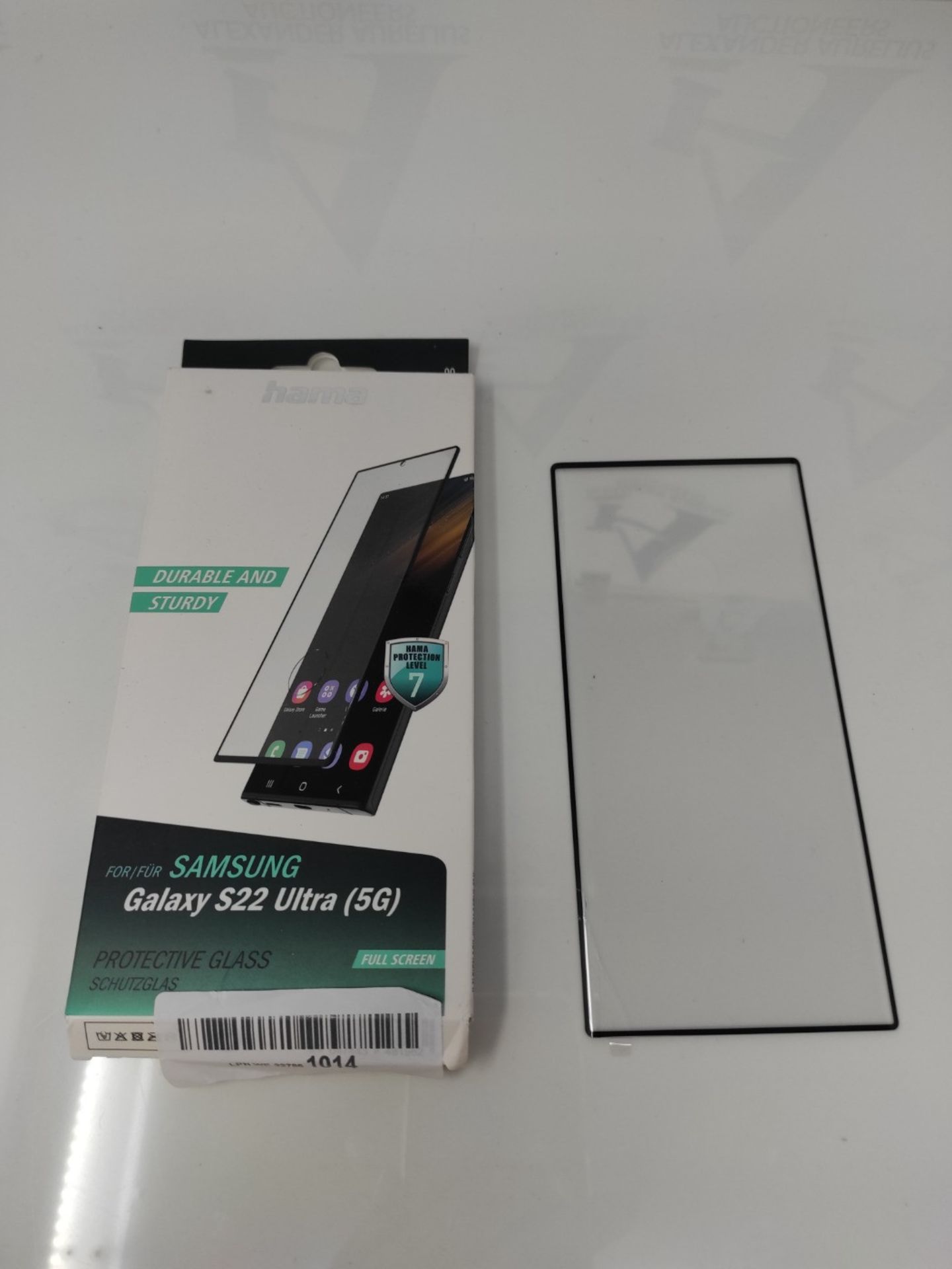 Hama Screen Protector for Samsung Galaxy S22 Ultra (5G) (Tempered Glass Screen Protect - Image 2 of 2