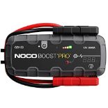 RRP £349.00 NOCO Boost Pro GB150 3000A UltraSafe Car Jump Starter, Jump Starter Power Pack, 12V Ba