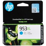 HP F6U16AE 953XL High Yield Original Ink Cartridge, Cyan, Single Pack