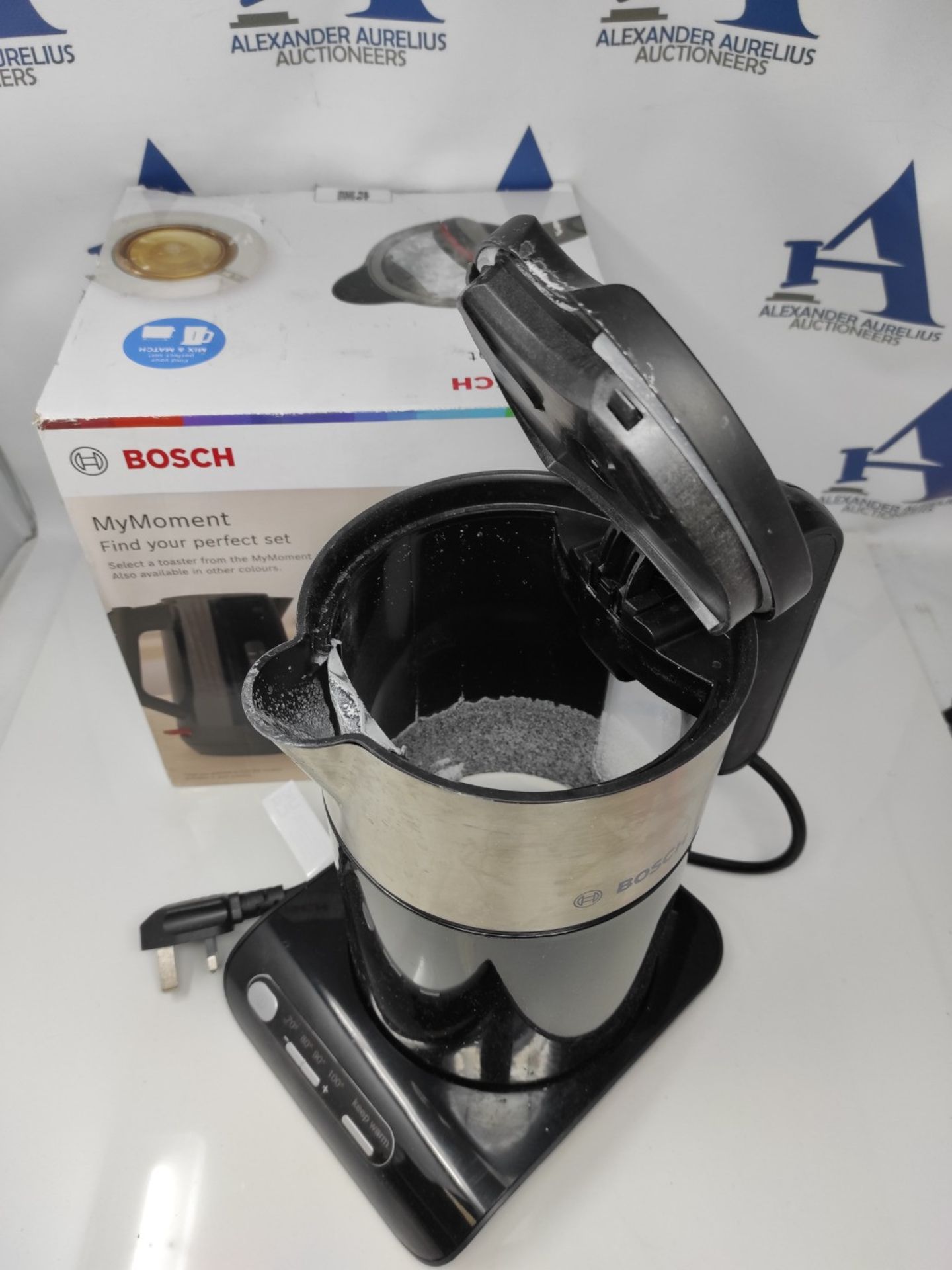 RRP £60.00 Bosch Styline TWK8633GB Variable Temperature Cordless Kettle, 1.5 Litres, 3000W - Blac - Image 3 of 3