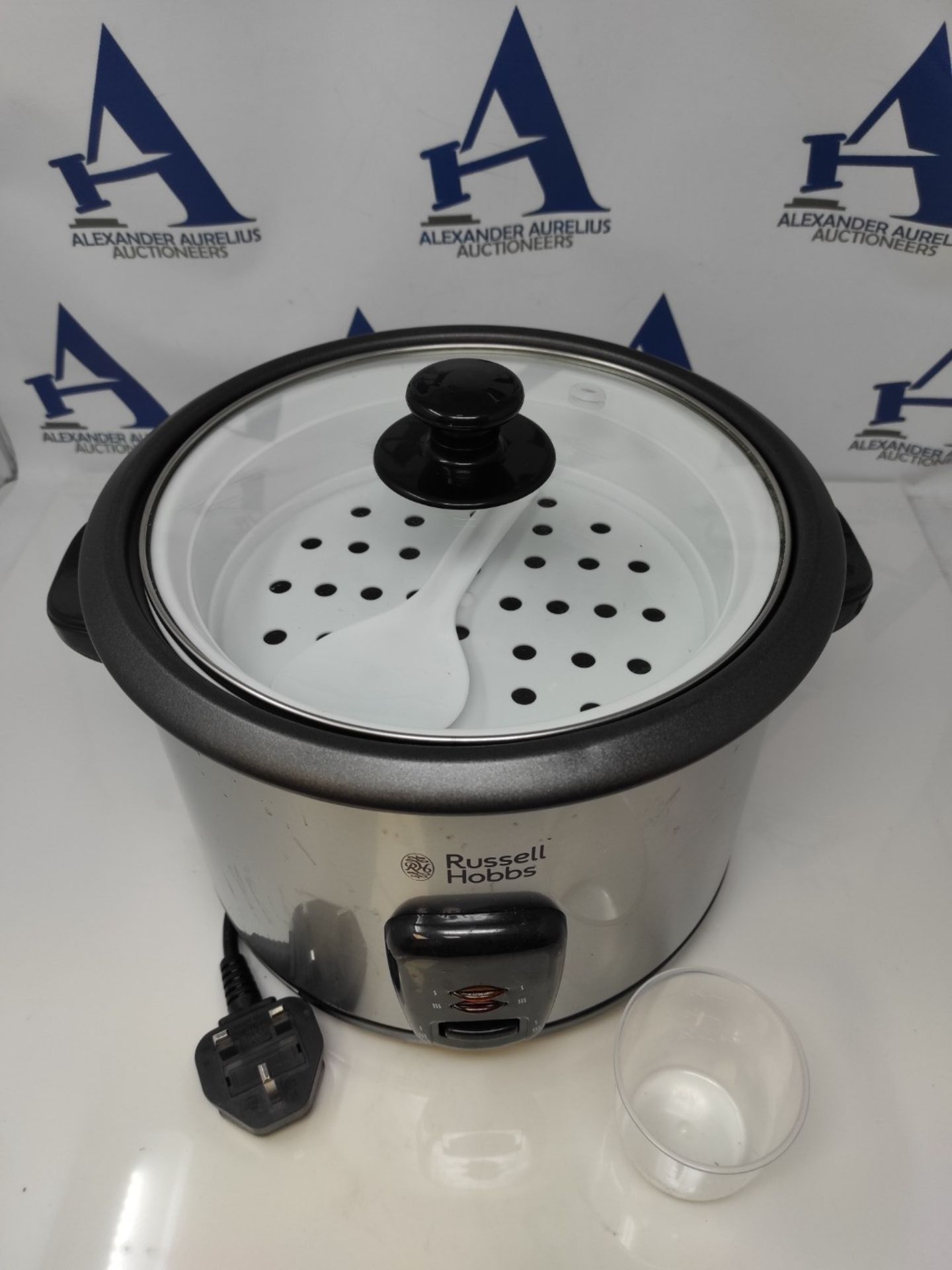 Russell Hobbs Electric Rice Cooker & Steamer - 1.8L (10 cup) Keep warm function, Remov - Image 3 of 3