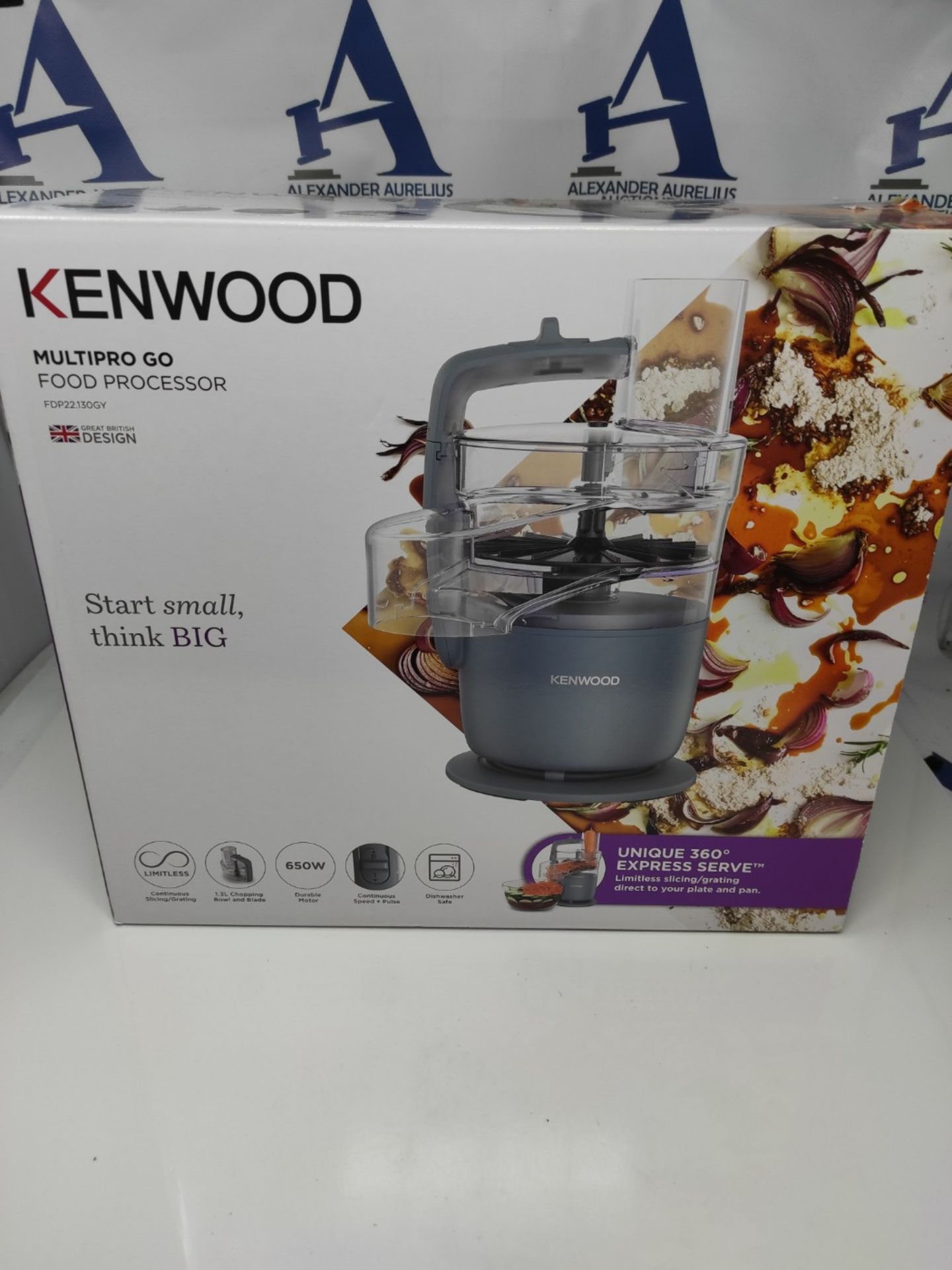 Kenwood, MultiPro Go FDP22. 130GY, Food Processor, for Chopping, Slicing, Grating, P - Image 2 of 3