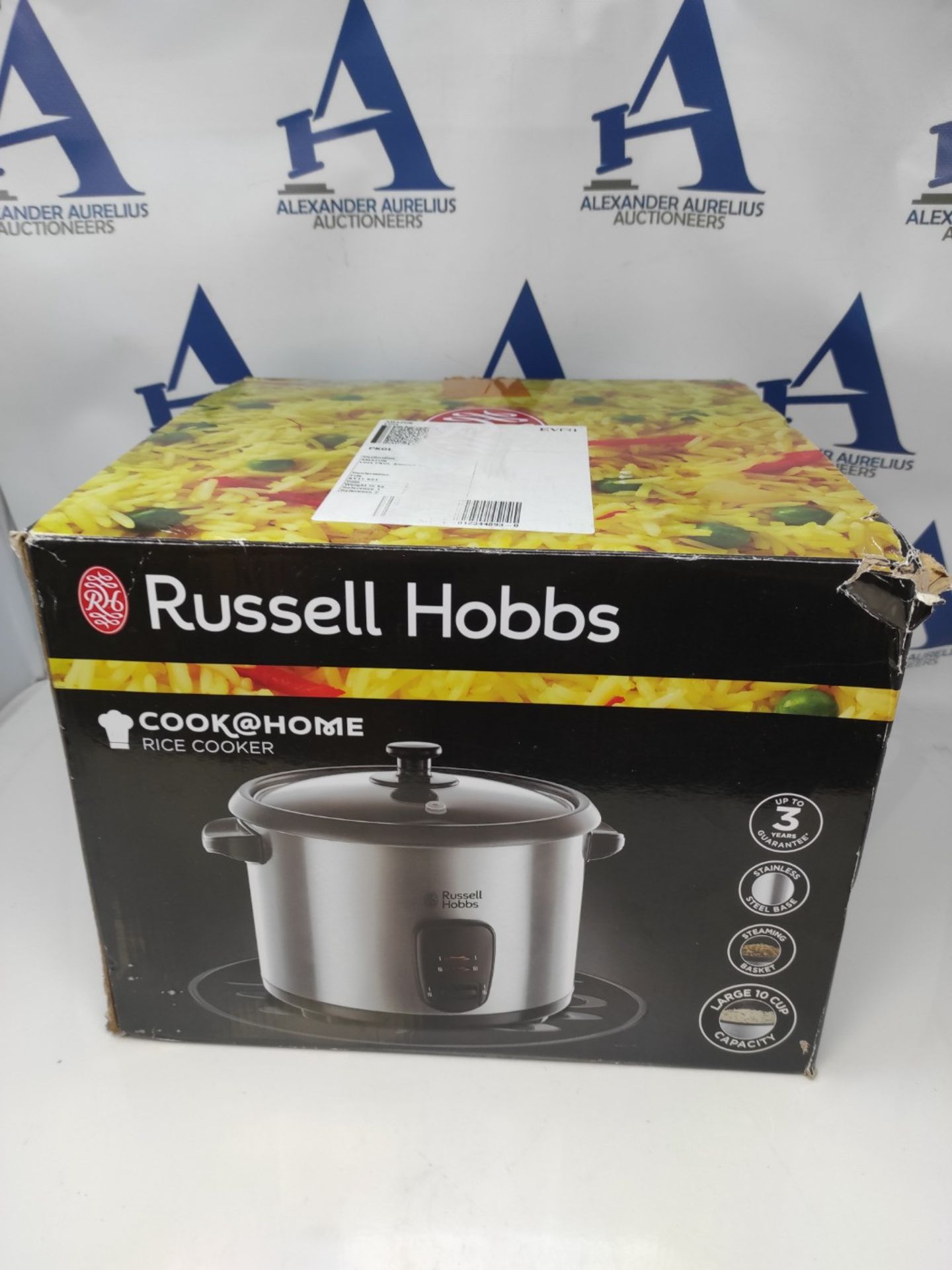 Russell Hobbs Electric Rice Cooker & Steamer - 1.8L (10 cup) Keep warm function, Remov - Image 2 of 3