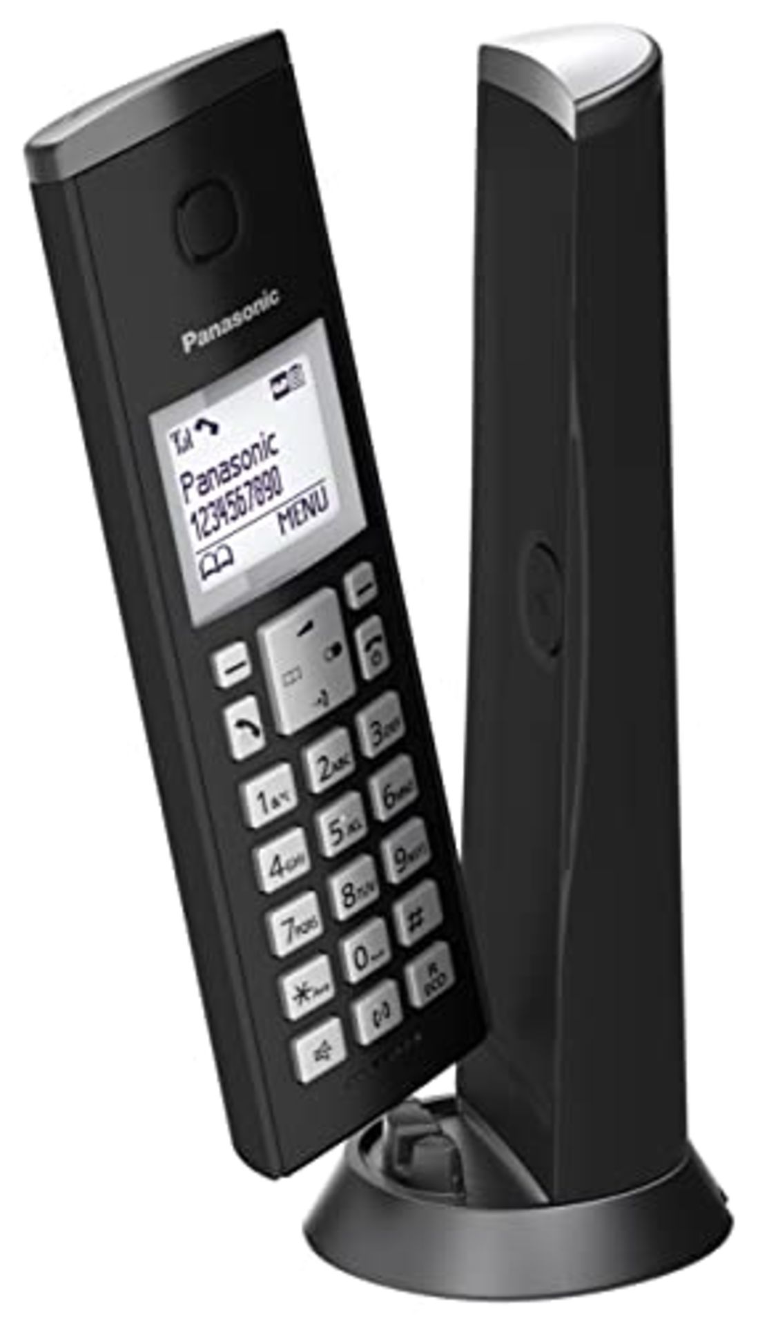 RRP £54.00 Panasonic KX-TGK220 Designer Cordless Phone, with answerphone, call blocker and do not