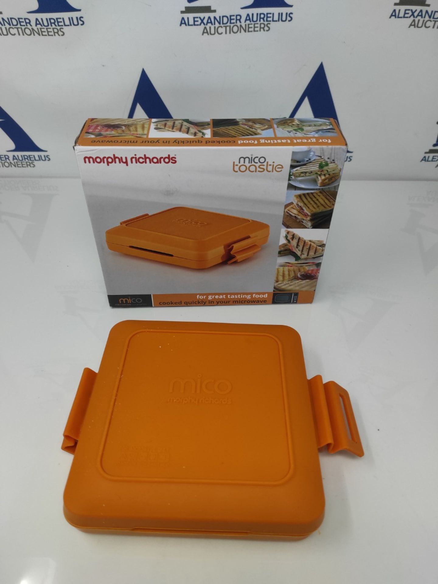 Morphy Richards Mico Microwave Toastie Sandwich Maker and Grill, Silicone Microwaveabl - Bild 2 aus 3