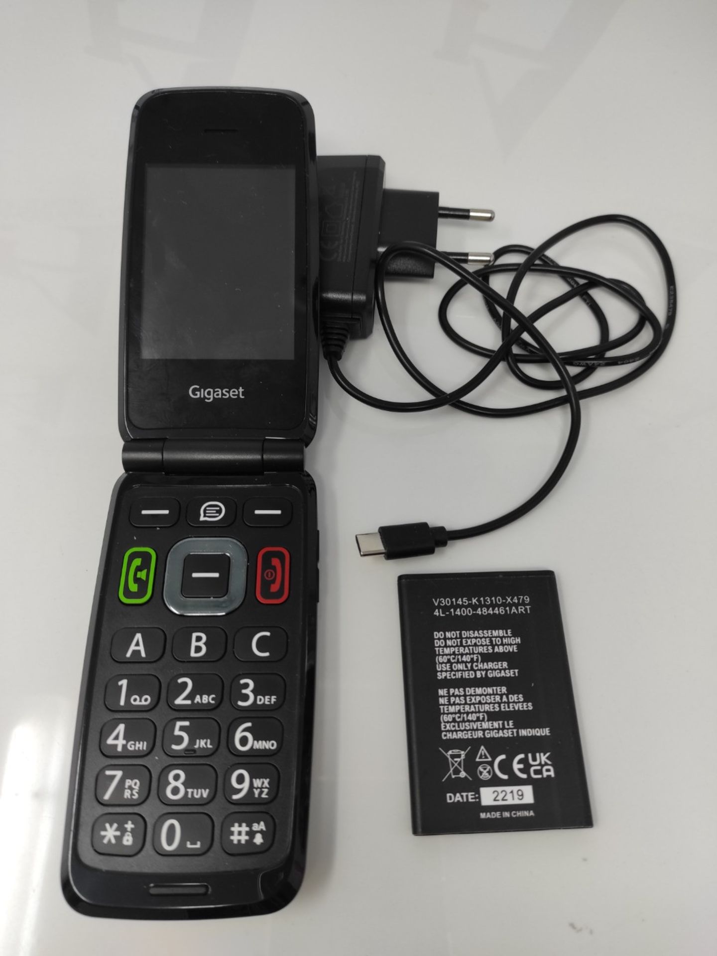 RRP £89.00 Gigaset GL7 - Internet-ready mobile phone with SOS function - easy to use with large b - Image 3 of 3