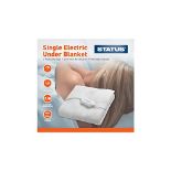 Status Single Electric Blanket | 40W 3 Heat Setting Electric Under Blanket | SEB1PKB