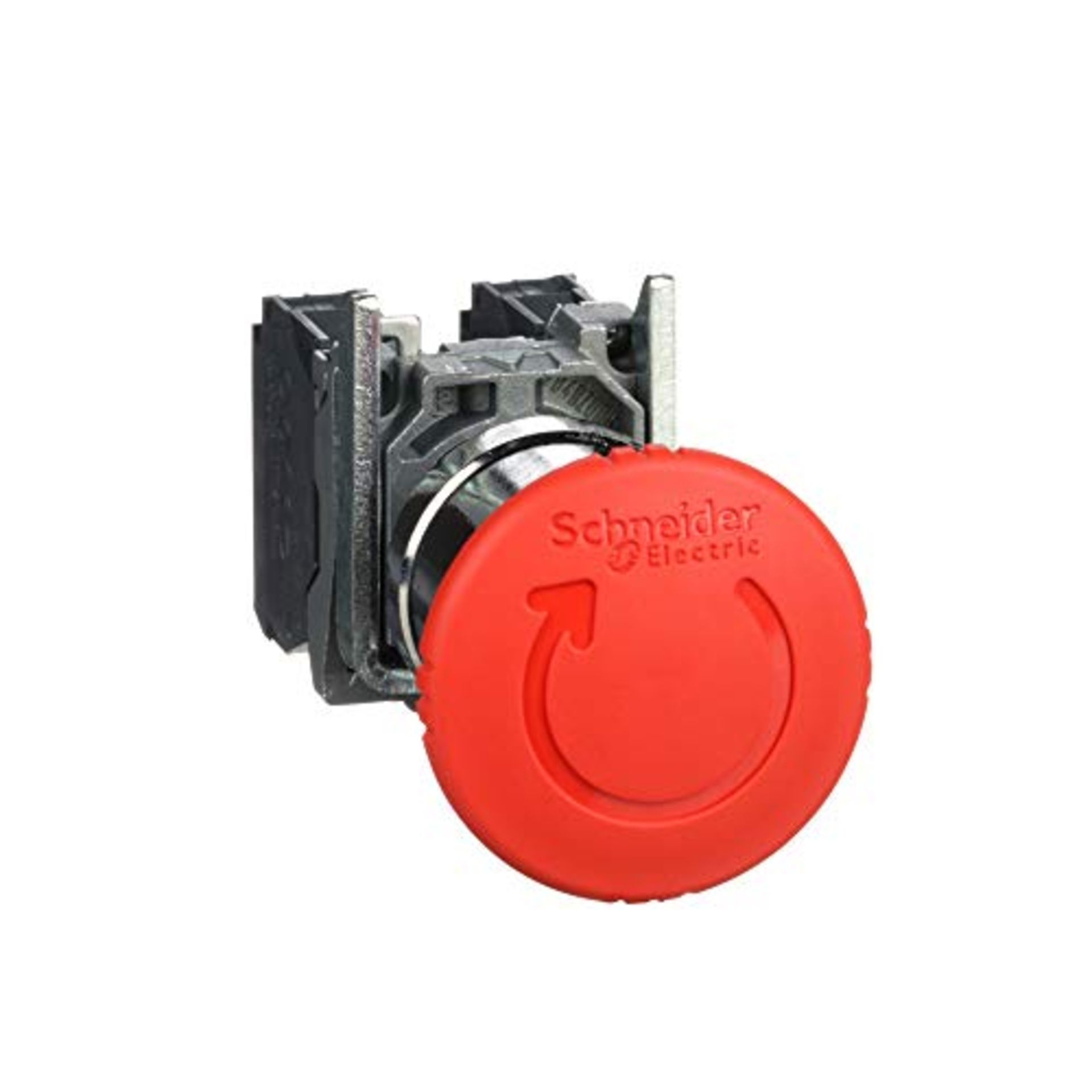 Schneider Electric Harmony XB4 - Emergency Stop Push Button Switch, Metal, 40mm Mushro