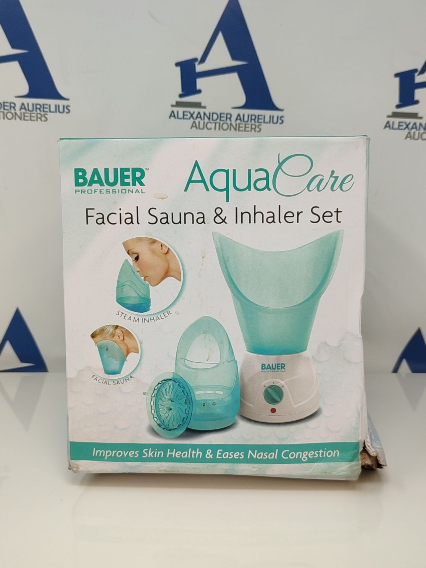 Bauer 38680 Facial Spa Face Steamer and Nasal Inhaler Set, Removes Blackheads & Opens - Image 2 of 3