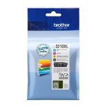 RRP £81.00 Brother LC-3219BK/LC-3219C/LC-3219M/LC-3219Y Inkjet Cartridges, Black/Cyan/Magenta/Yel