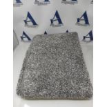 Walensee Indoor Doormat Front Door Mat for Entrance (90x150 cm Light Grey) Machine Was