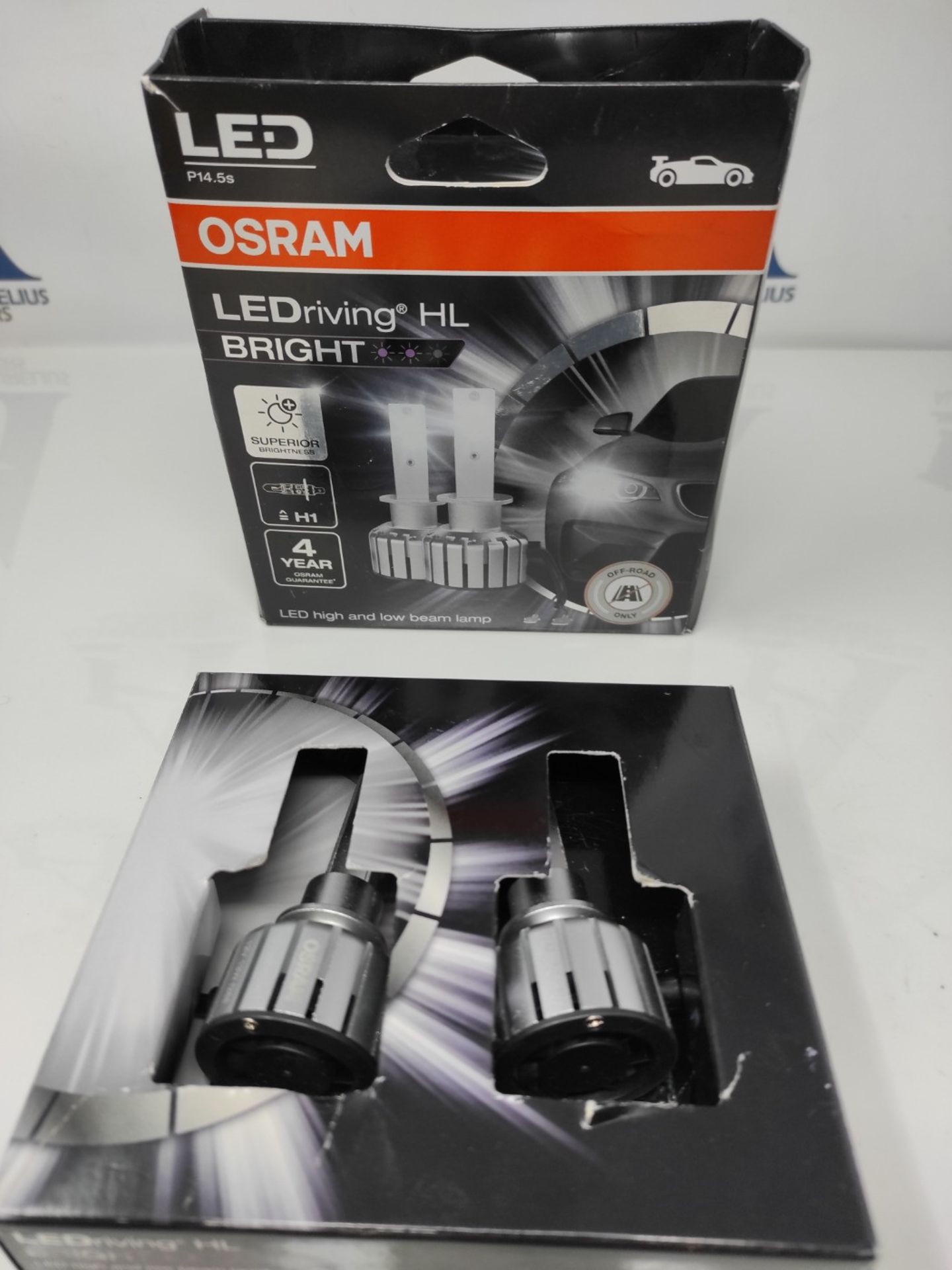 RRP £84.00 Osram Ledriving Hl Bright H1 - Image 2 of 2