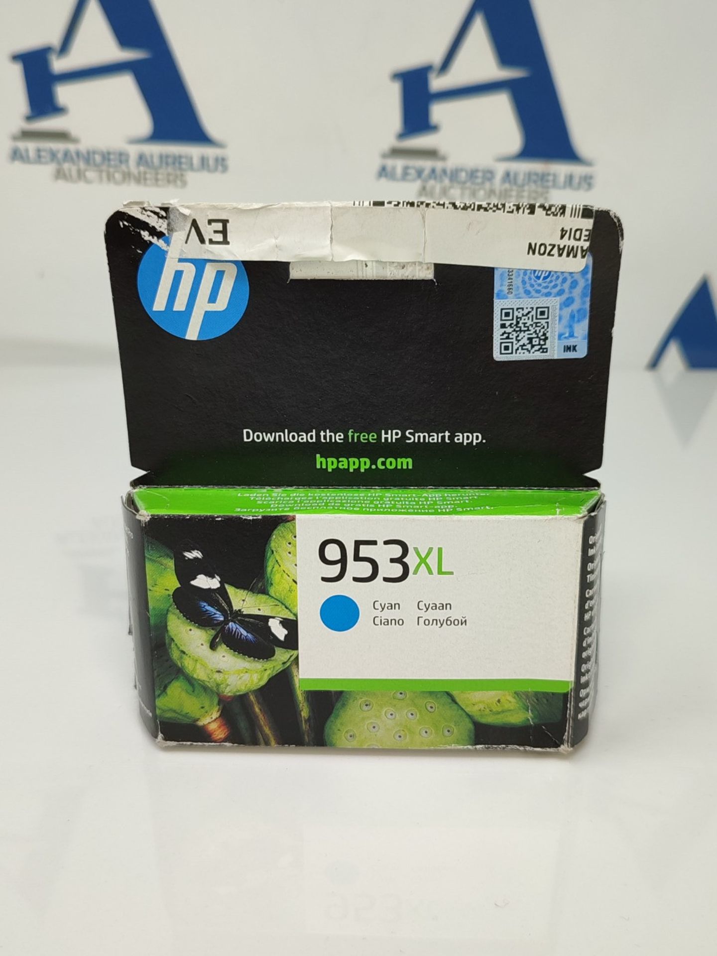 HP F6U16AE 953XL High Yield Original Ink Cartridge, Cyan, Single Pack - Bild 2 aus 3