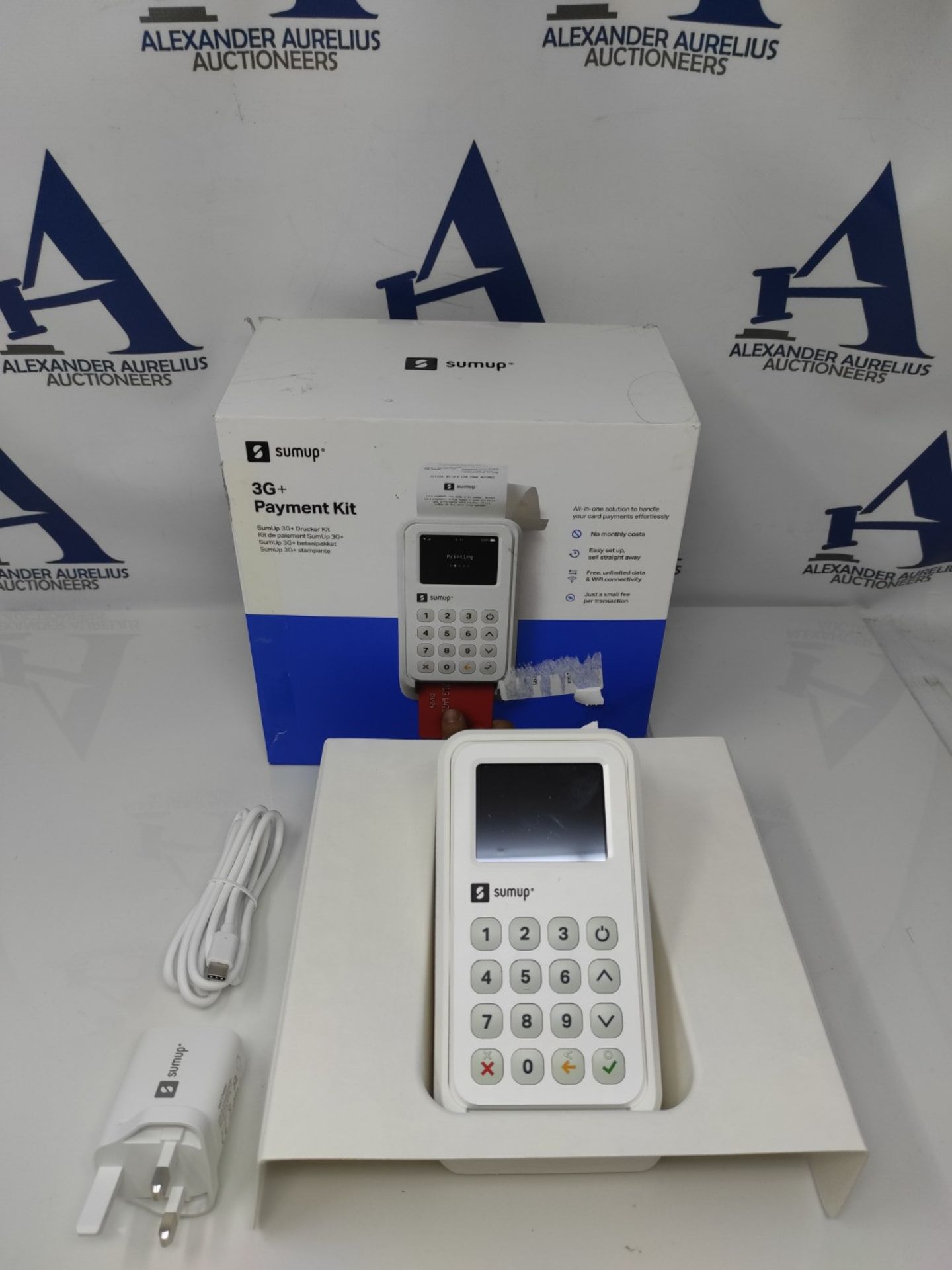 RRP £137.00 SumUp 3G Unlimited Data/WIFI Card Reader Terminal Payment Kit for Contactless Payments