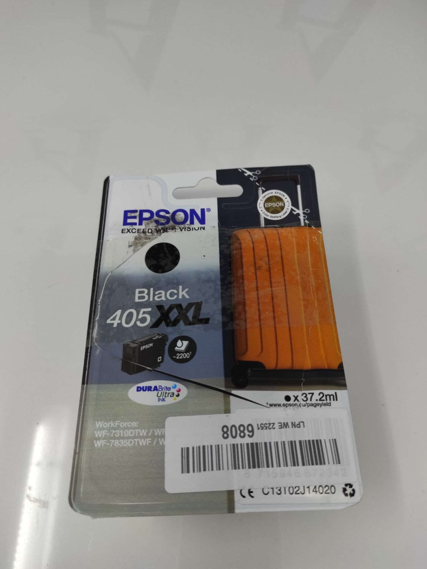 RRP £56.00 Epson Singlepack Black 405XXL DURABrite Ultra Ink - Image 2 of 3