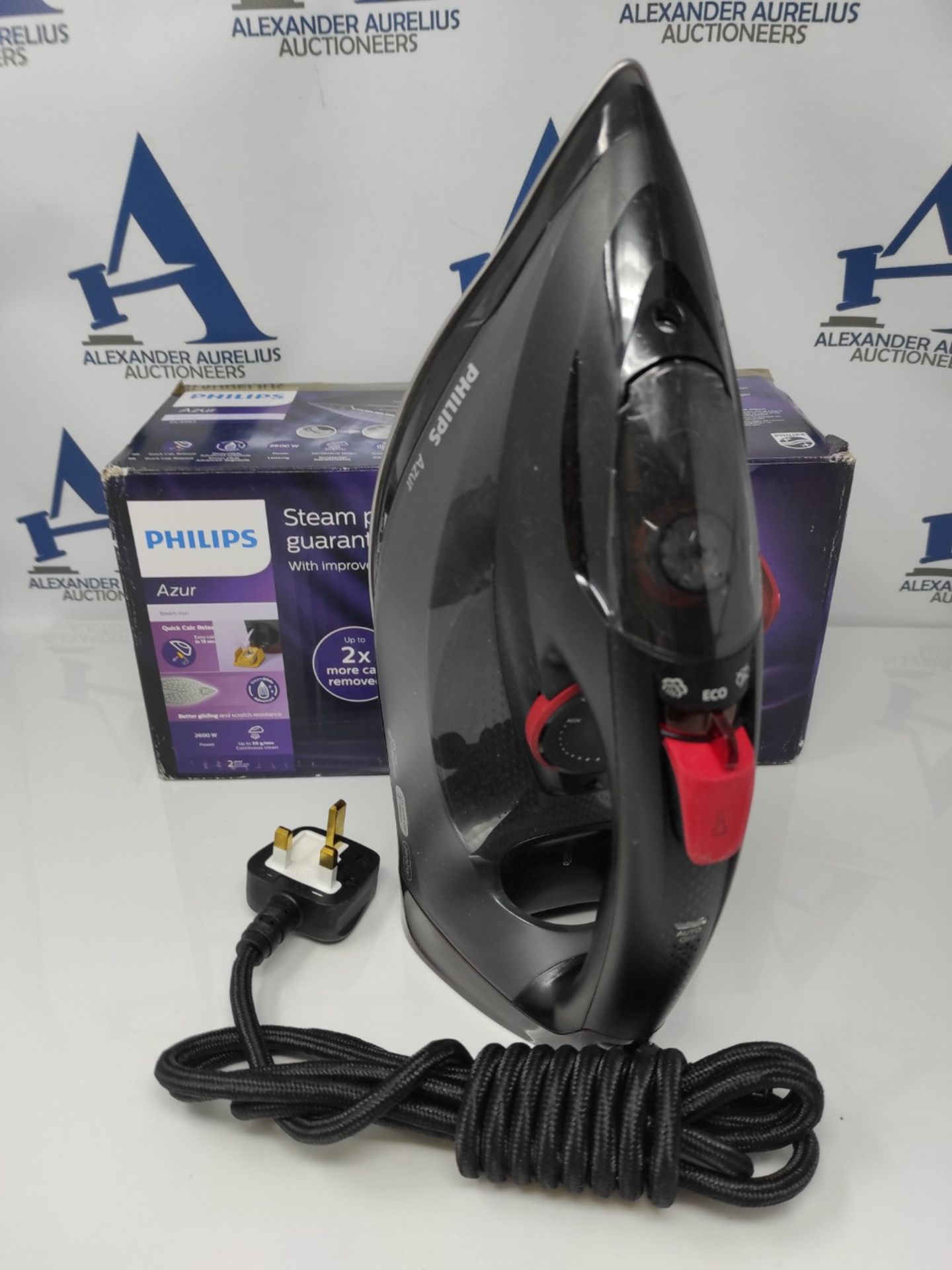 RRP £54.00 Philips Azur Steam Iron - 250 g Steam Boost - 2600 W - With SteamGlide Soleplate - 2.5 - Image 2 of 2