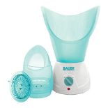 Bauer 38680 Facial Spa Face Steamer and Nasal Inhaler Set, Removes Blackheads & Opens