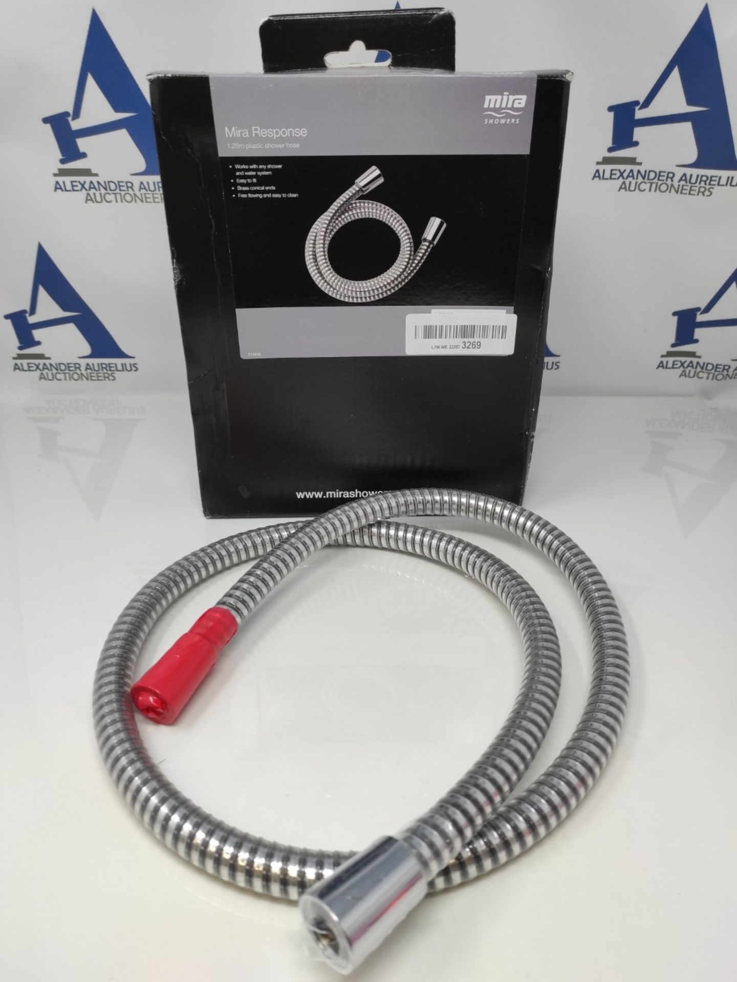 Mira Showers Response Shower Hose 1.25 M Plastic Shower Hose Chrome 1.1605.167 - Image 2 of 2