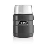 Thermos Stainless King Food Flask, Gun Metal, 470 ml, 105053