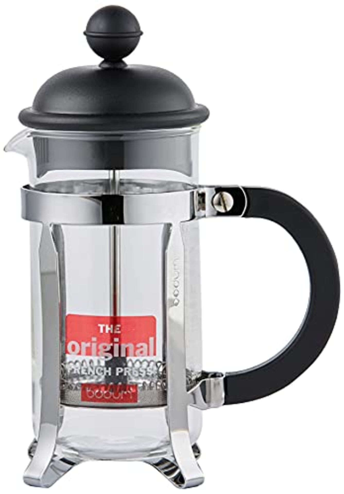 Bodum 1913-01 CAFFETTIERA Kaffeebereiter (French Press System, Permanent Edelstahlfilt