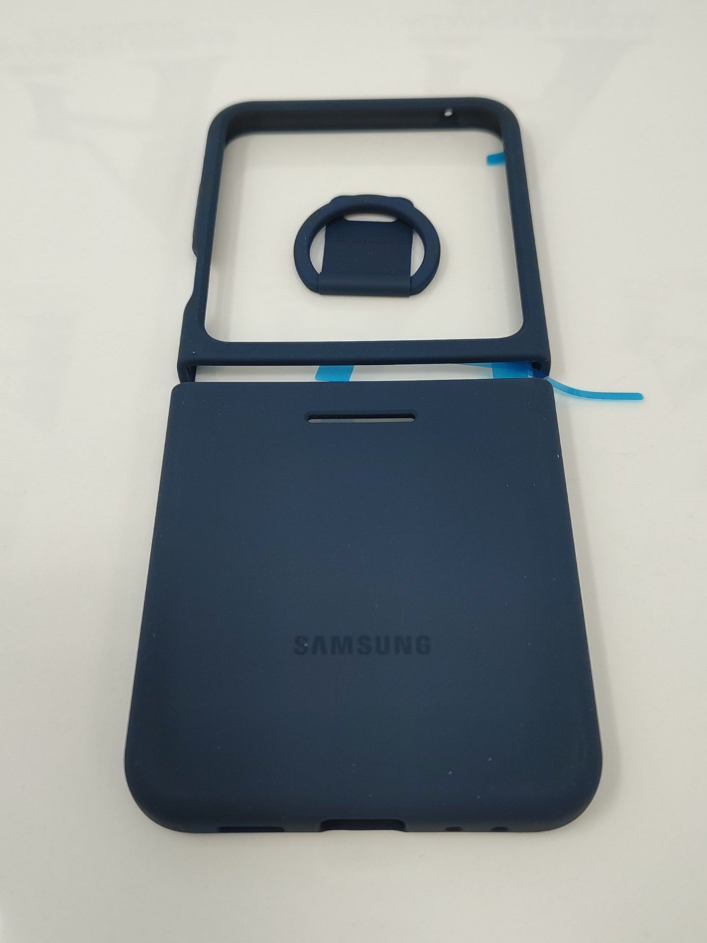 Samsung Galaxy Official Silicone Case with Ring for Z Flip5, Indigo - Image 3 of 3