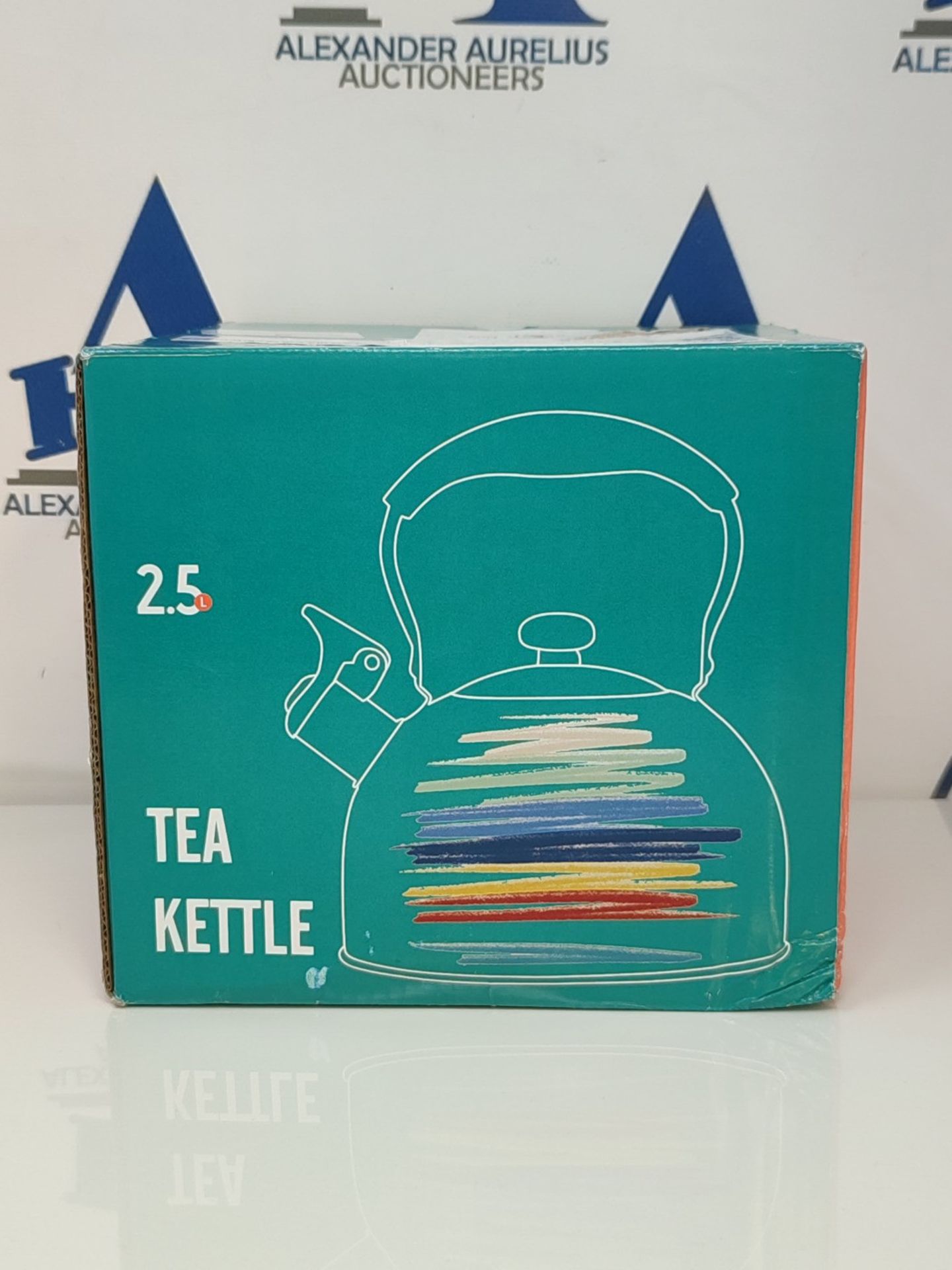 Whistling Kettle, 2.5L Stainless Steel Stove Top Whistling Tea Kettle with Wood Grain