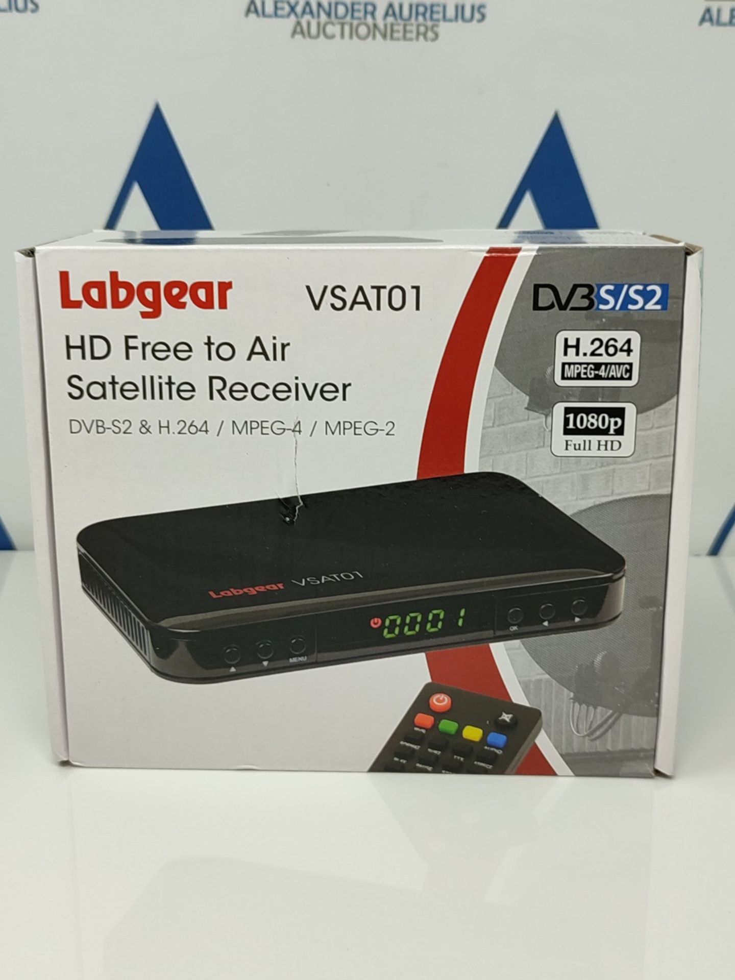 Labgear VSAT01 HD Free-to-Air Satellite Receiver, DVB-S2 & H.264 / MPEG-4 / MPEG-2 - Image 2 of 3