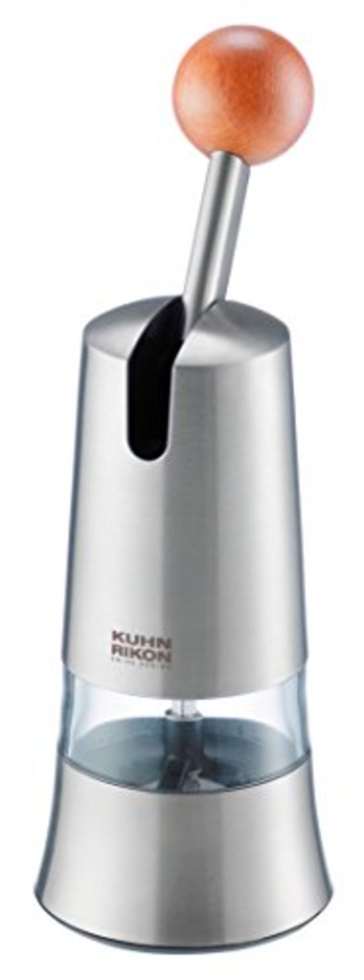 Kuhn Rikon Epicurean Ratchet Grinder for Salt, Pepper, Spices. Stainless Steel Spice G