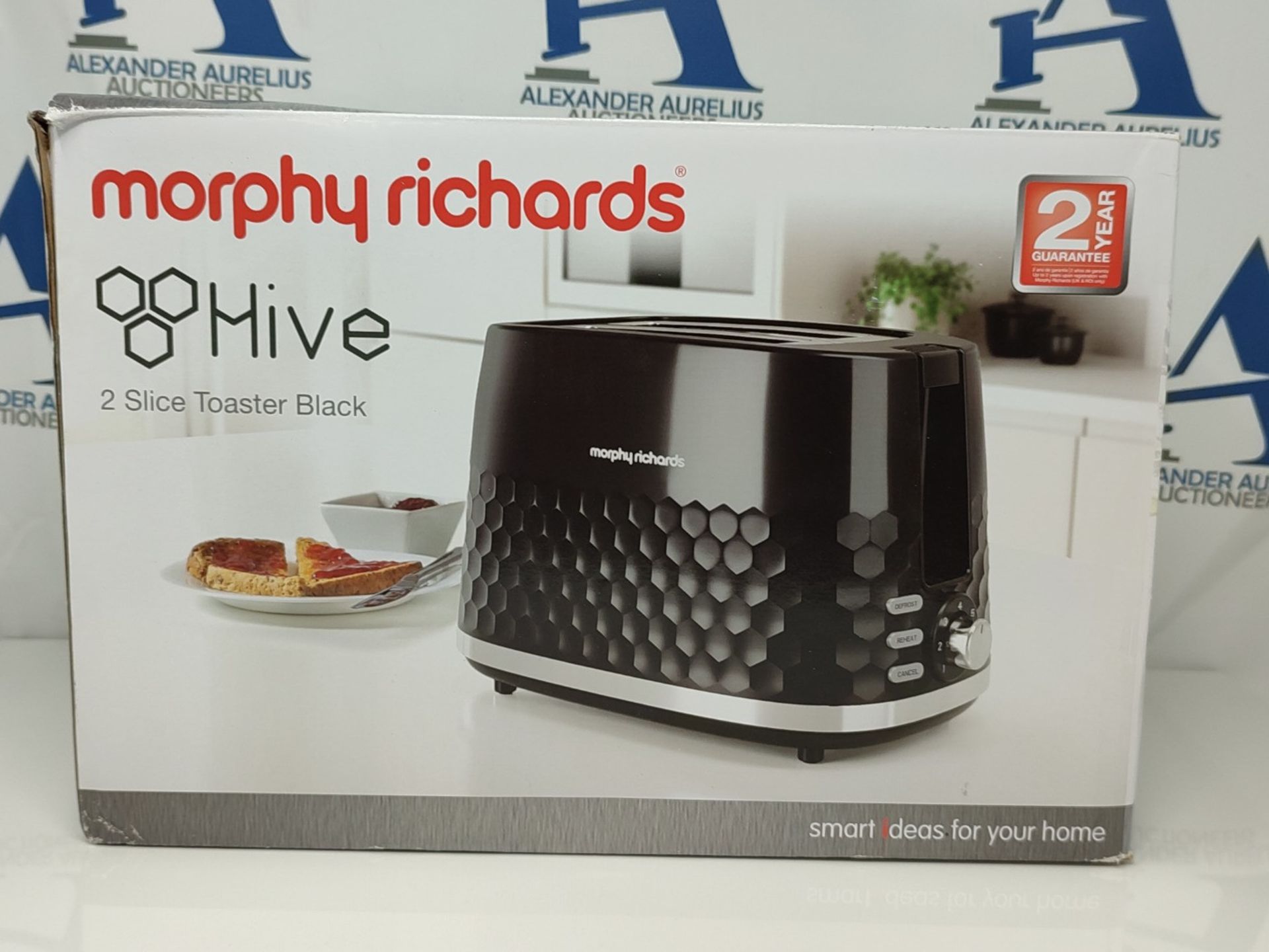 Morphy Richards 220031 Hive Toaster Black - Image 2 of 3