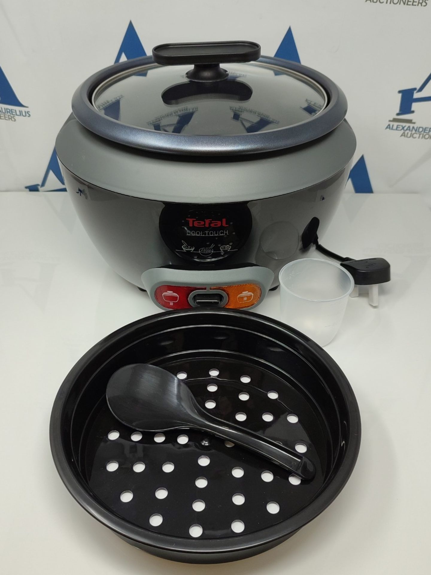 Tefal RK1568UK Cool Touch Rice Cooker, (20 Portions), 700 W, 1.8 Litre, Black - Image 3 of 3