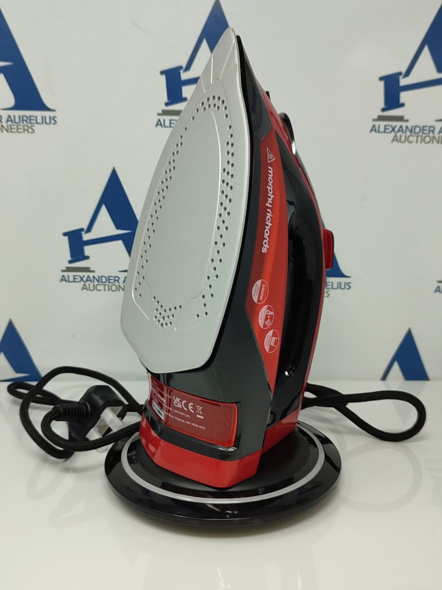 Morphy Richards EasyCHARGE Cordless Iron, Precision Tip, Ceramic Soleplate, Anti Scale - Image 3 of 3