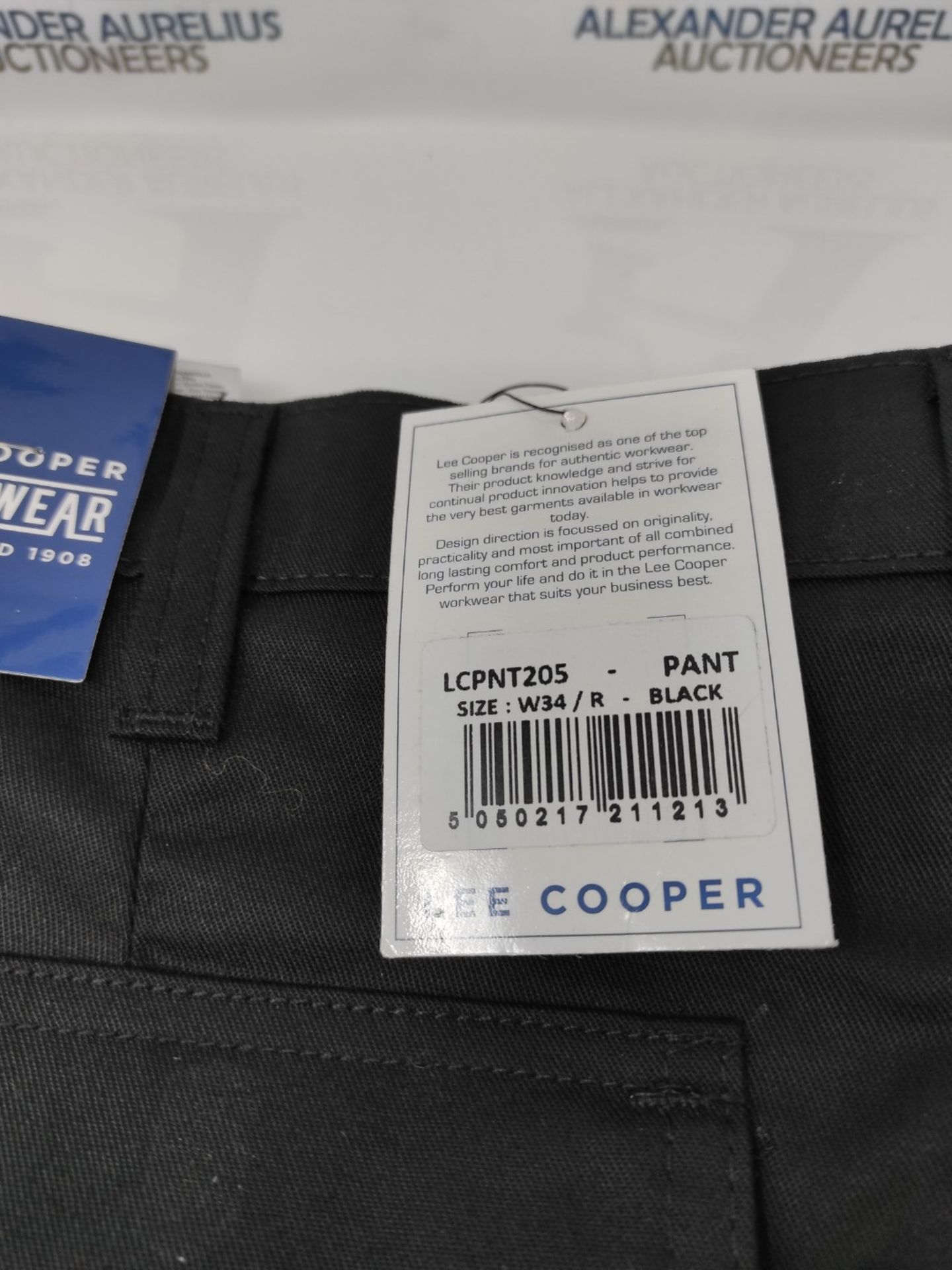 Lee Cooper Men's 205 Cargo Multi Pocket Cargo Work Trousers 34W/31L - Bild 2 aus 2